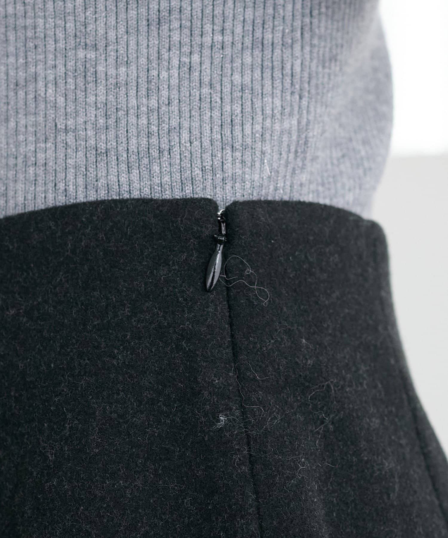 DISCOAT(ディスコート) 【トレンドアイテム◎/2サイズ展開】ウールライクスカパン