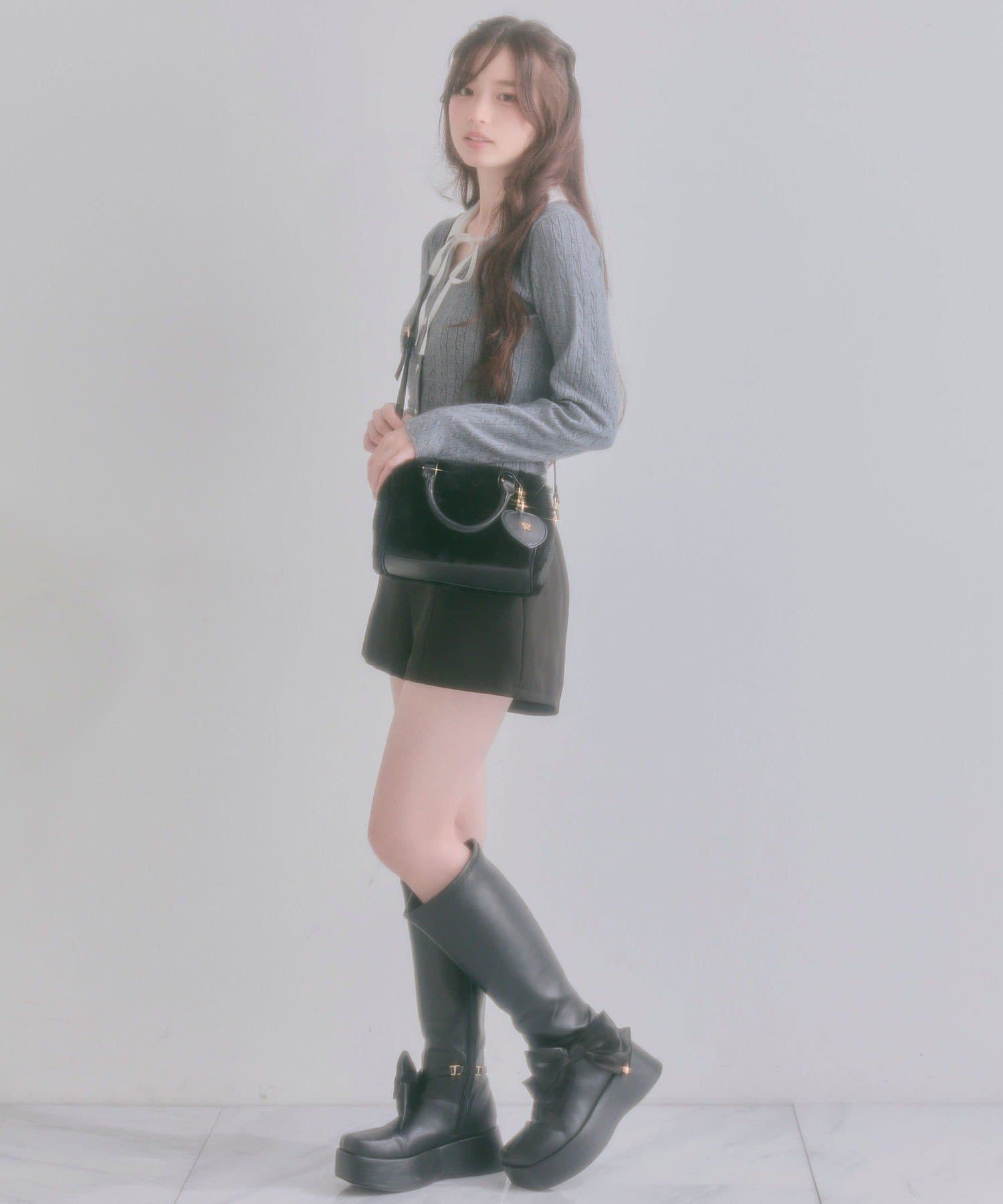 OLIVE des OLIVE(オリーブ デ オリーブ) Aimerianejoieファーミニボストンバッグ
