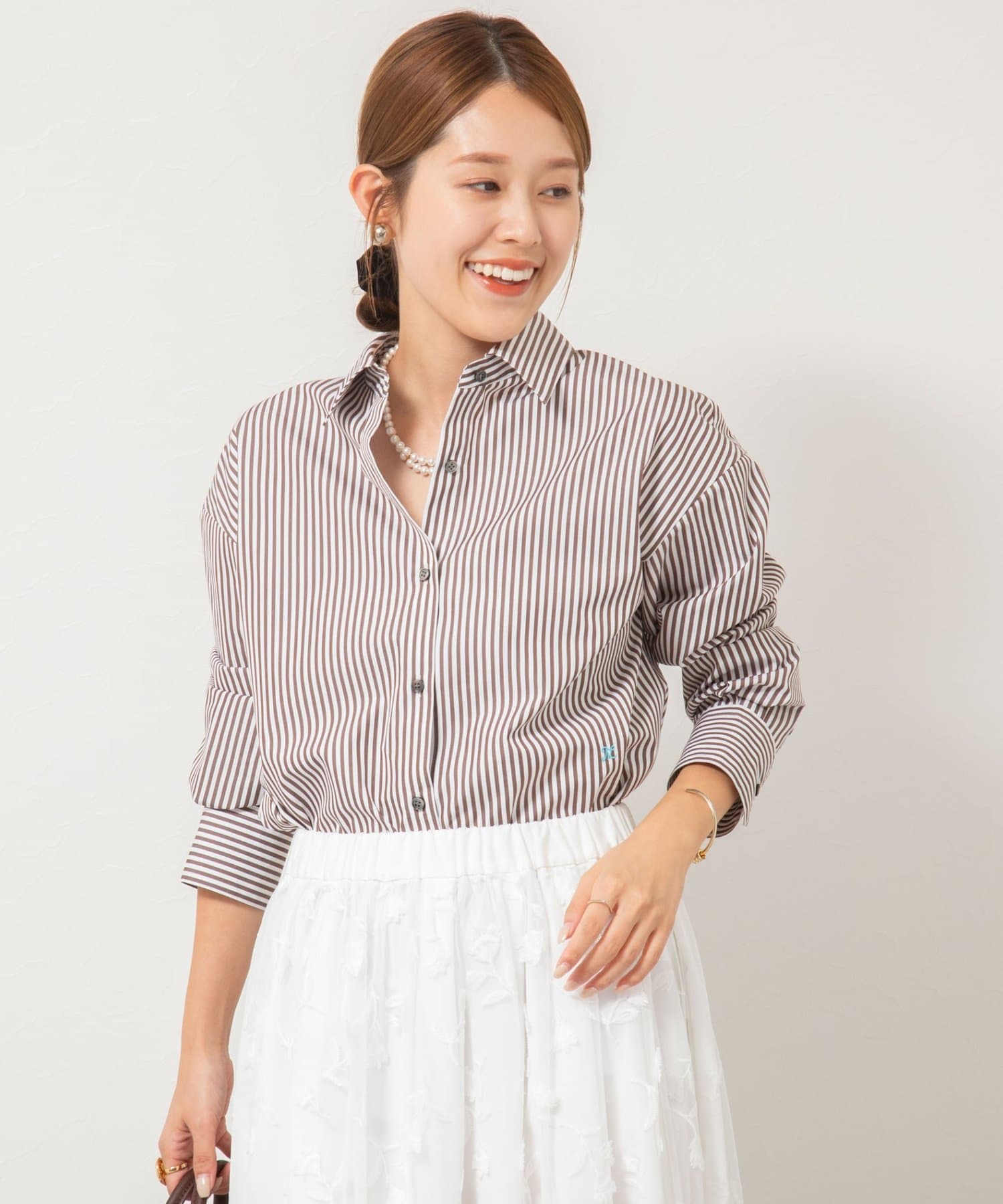 NOLLEY'S(ノーリーズ) ウォッシャブル2WAY Basicレギュラーシャツ