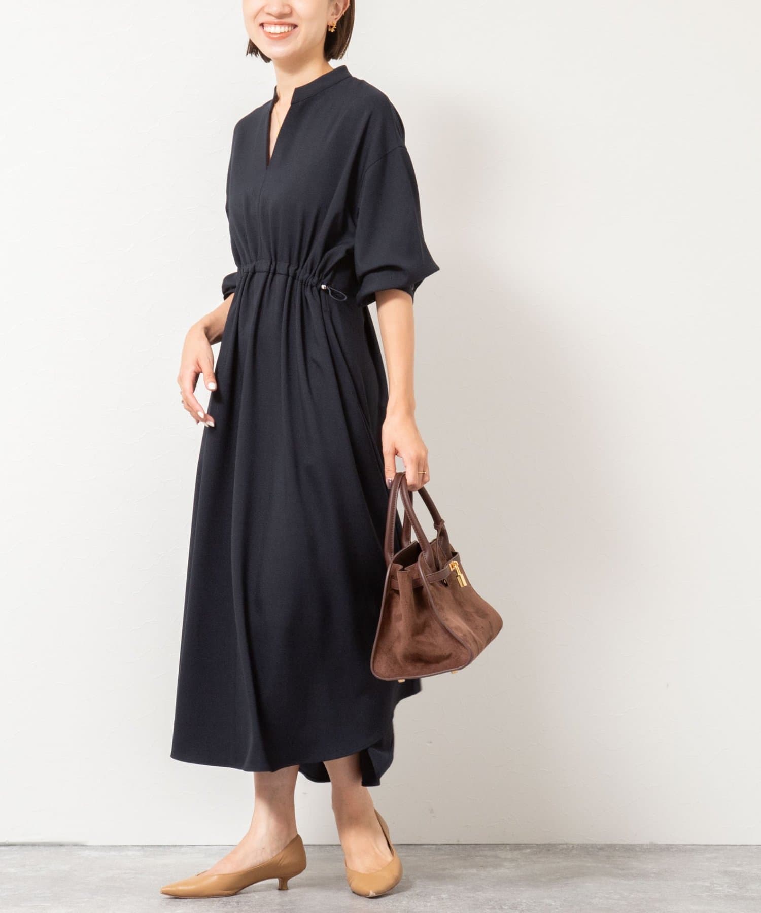 NOLLEY'S(ノーリーズ) 【一部WEB限定色アイテム】ウォッシャブルシャツワンピース