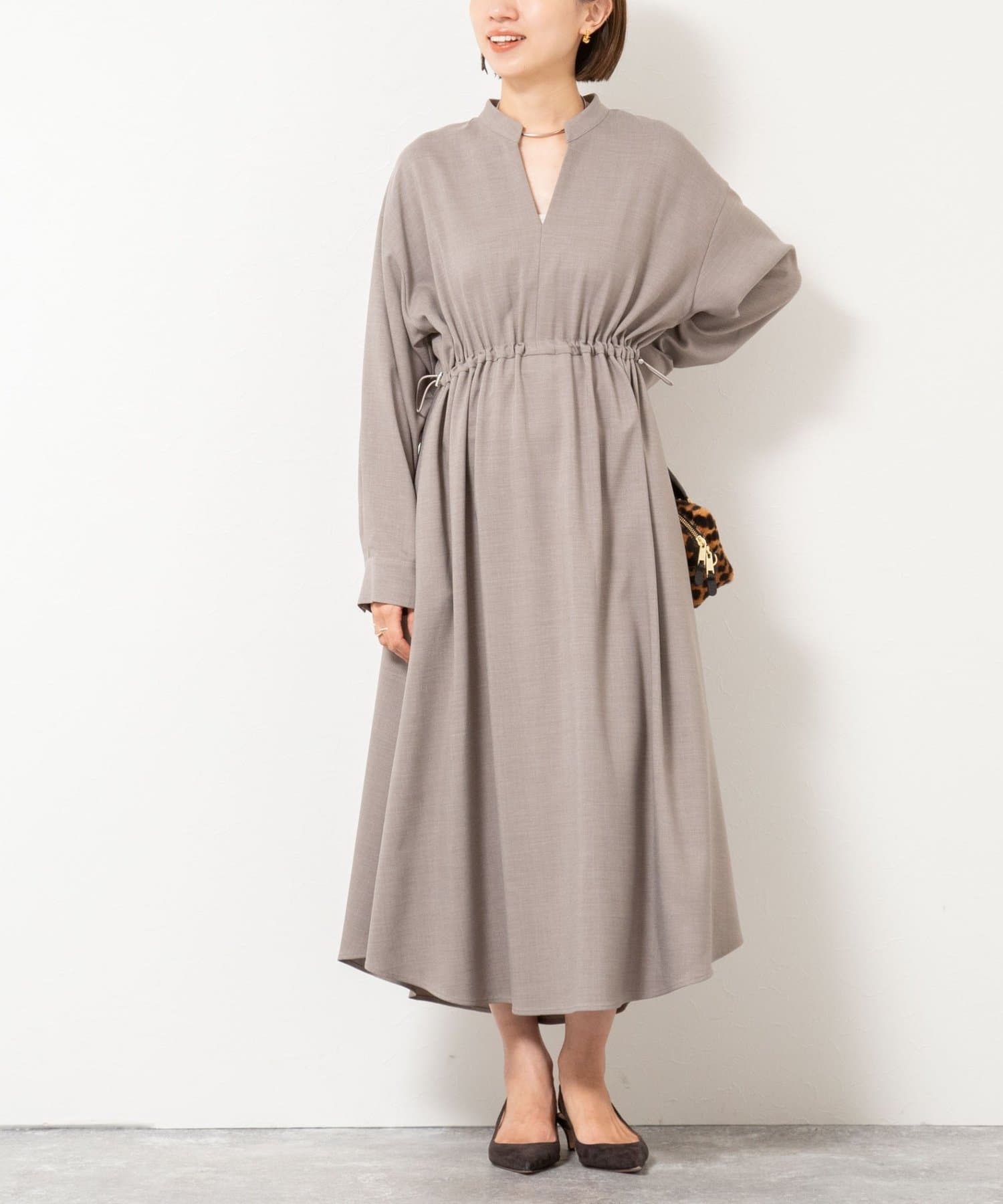 NOLLEY'S(ノーリーズ) 【一部WEB限定色アイテム】ウォッシャブルシャツワンピース