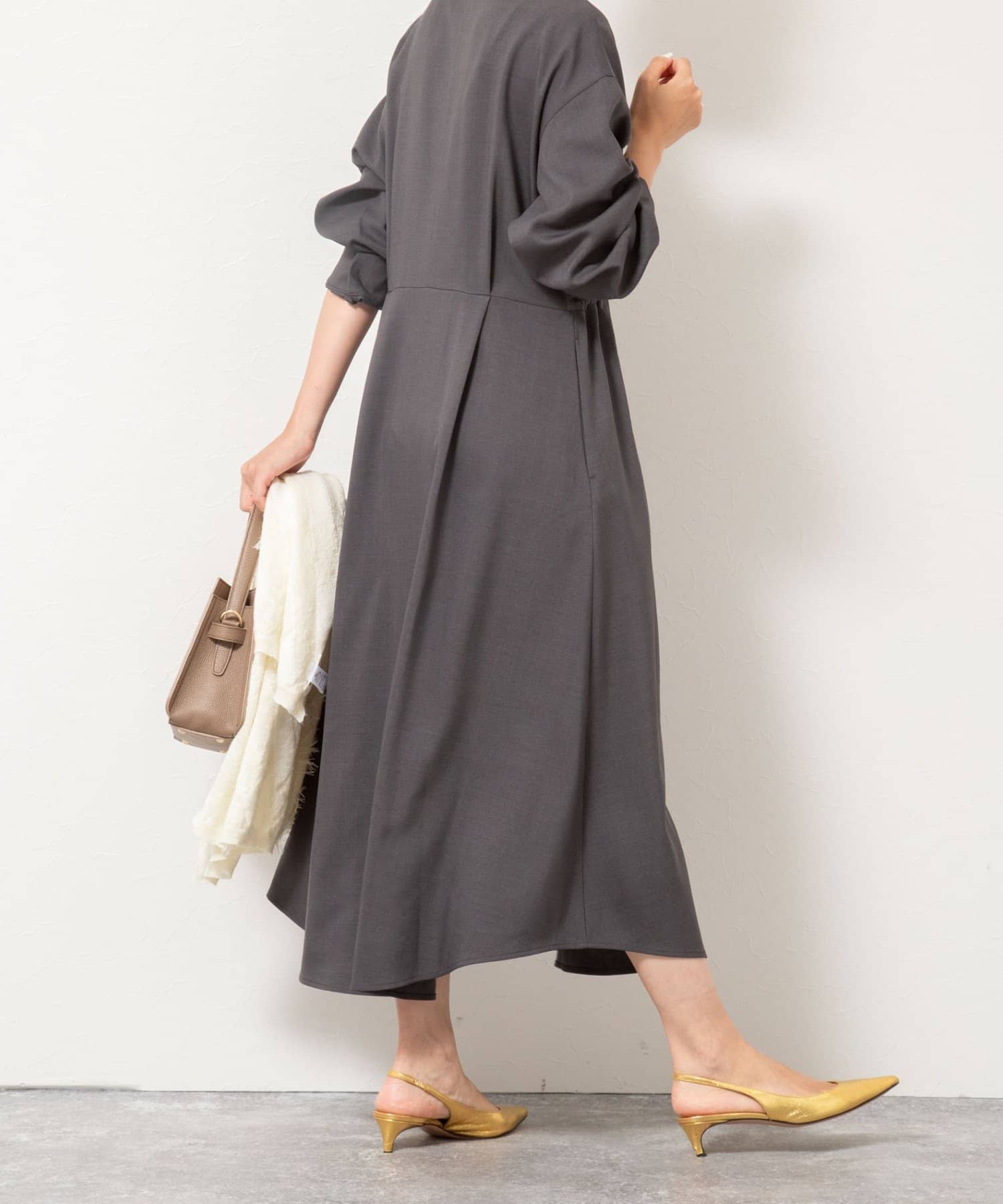 NOLLEY'S(ノーリーズ) 【一部WEB限定色アイテム】ウォッシャブルシャツワンピース