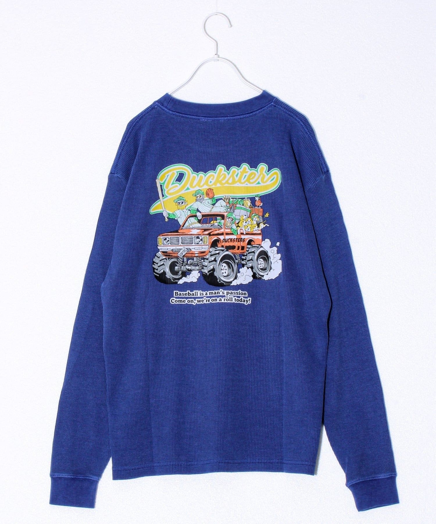 FREDY & GLOSTER(フレディ アンド グロスター) 【Duckster/ダックスター】ヴィンテージ調ワッフルロンT