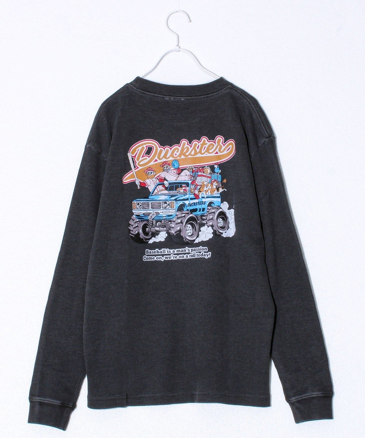 FREDY & GLOSTER(フレディ アンド グロスター) 【Duckster/ダックスター】ヴィンテージ調ワッフルロンT