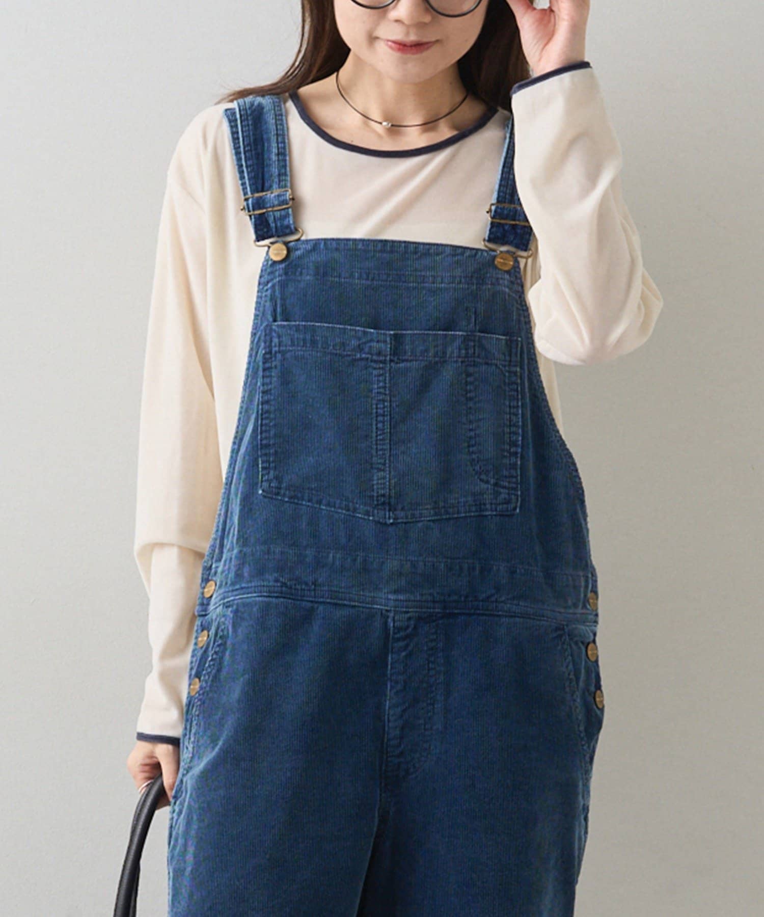 PUAL CE CIN(ピュアルセシン) コーデュロイサロペット