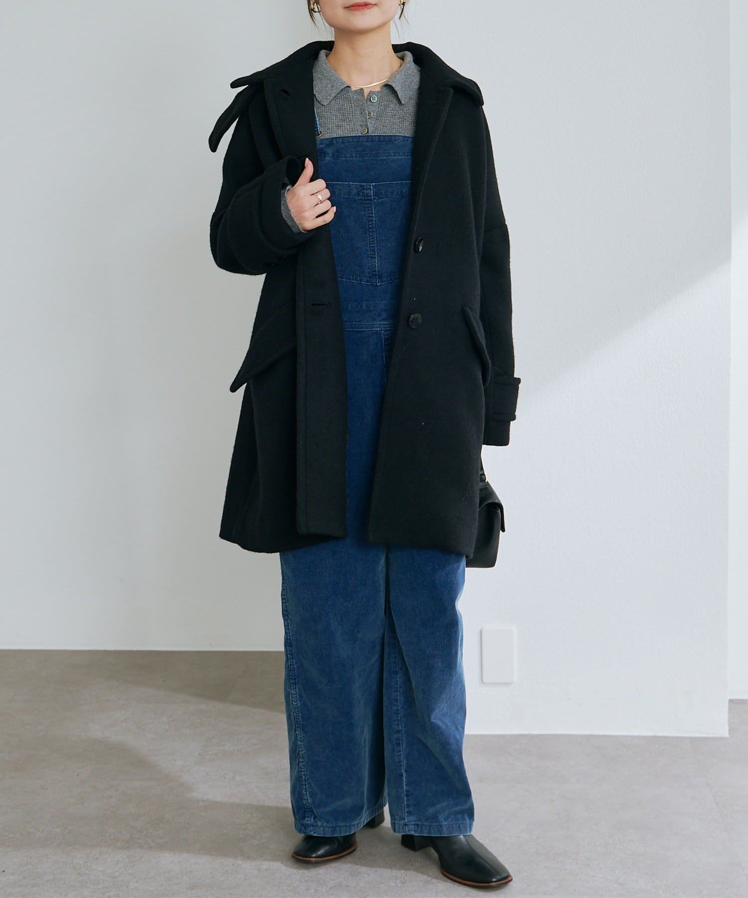 PUAL CE CIN(ピュアルセシン) コーデュロイサロペット