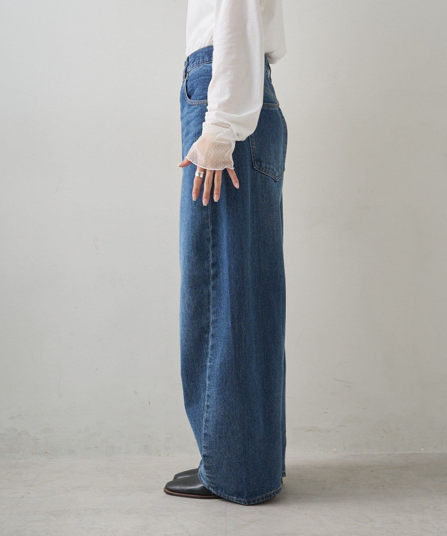PUAL CE CIN(ピュアルセシン) コーンデニム3Dデニムパンツ