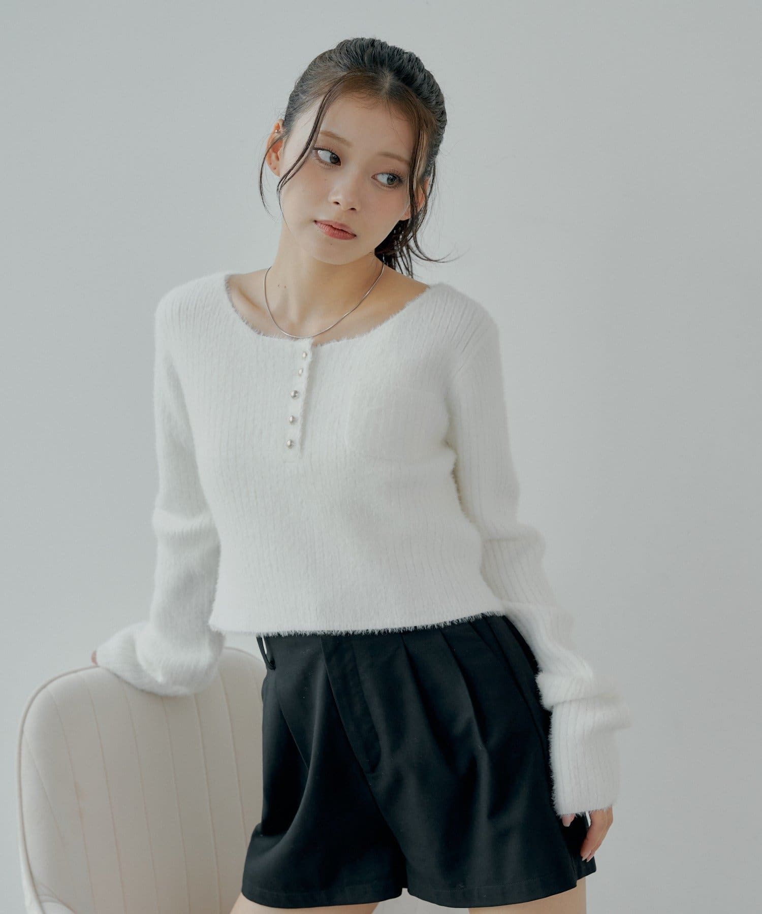 シャギーヘンリーニット | Chico(チコ)レディース | PAL CLOSET(パル