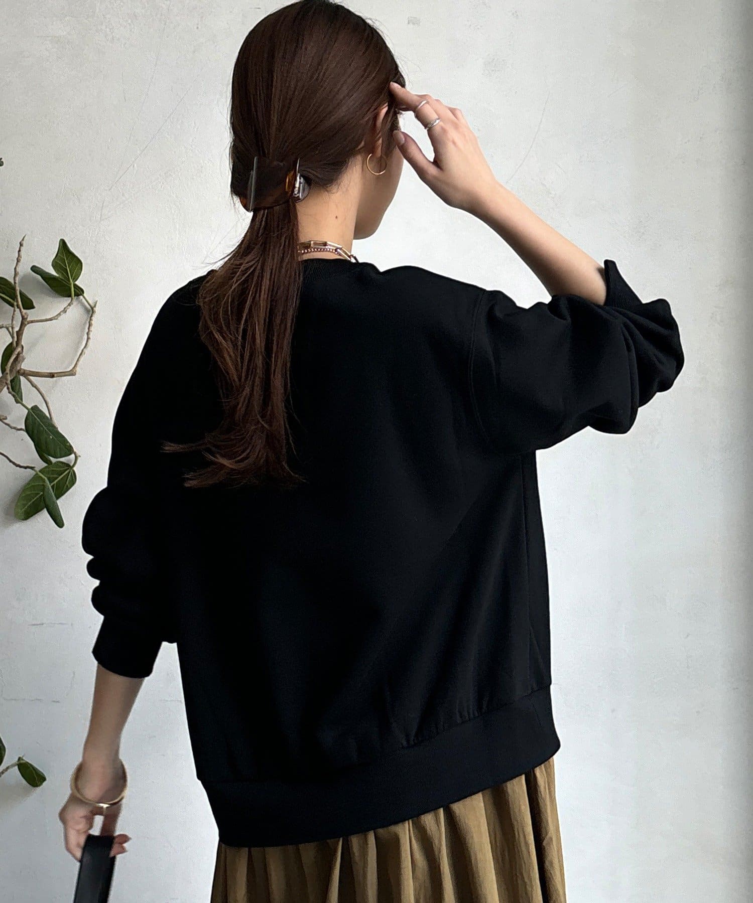 DOUDOU(ドゥドゥ) 【WEB限定】ハーフジップドッキングワンピース