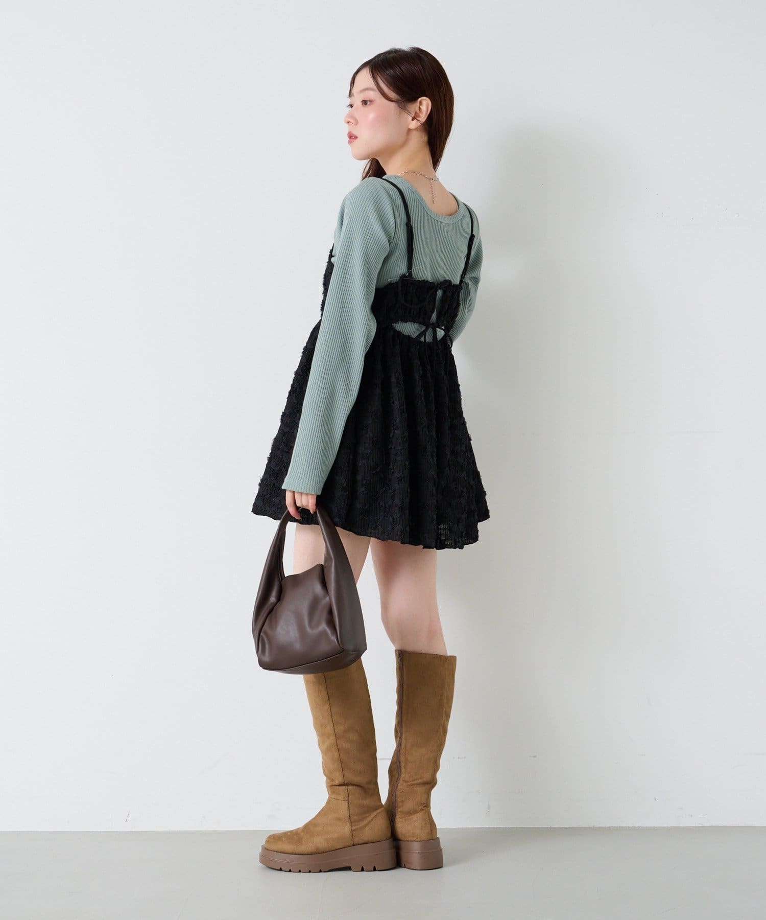 Kastane(カスタネ) 【新色追加/5色展開】ニットタグロンTEE