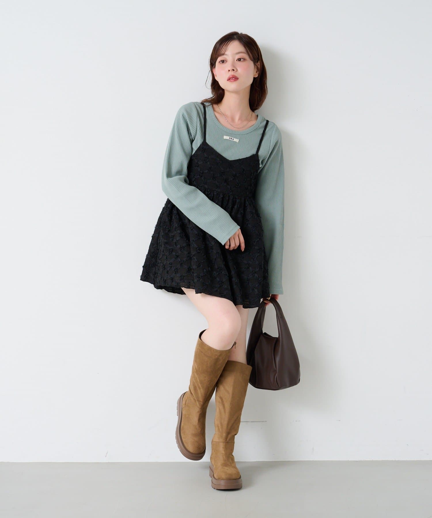 Kastane(カスタネ) 【新色追加/5色展開】ニットタグロンTEE