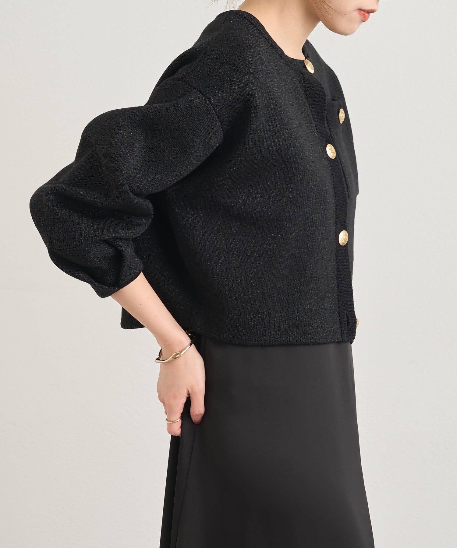 SHENERY(シーナリー) 【トレンドカラー「ブラウン」人気急上昇!】ラメニットカーディガン