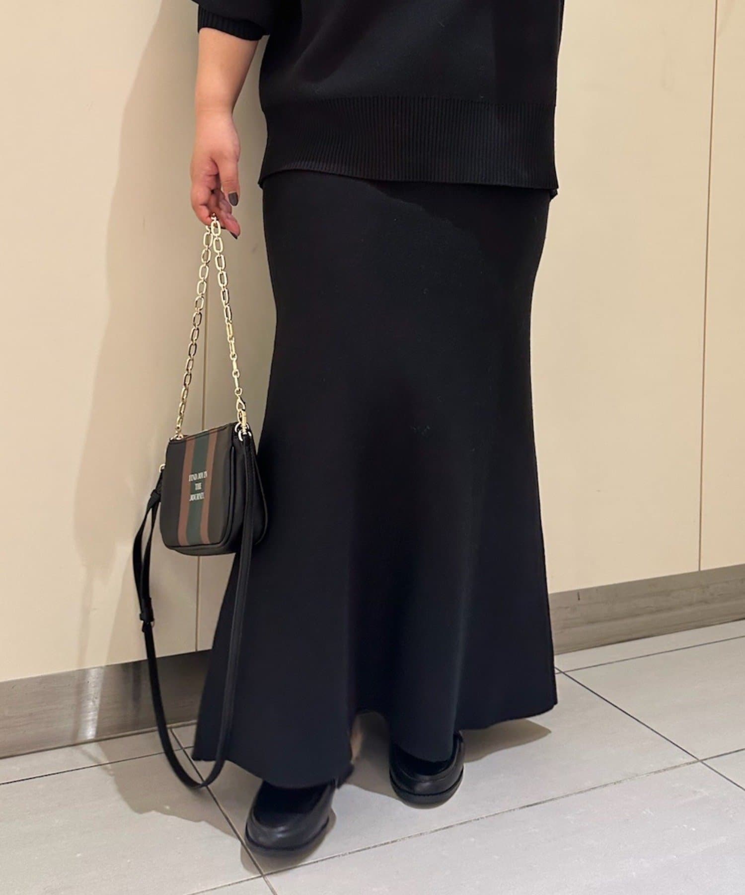 LOUNGEDRESS(ラウンジドレス) @_shirabe.s_コラボ / スウェットライクマーメイドニットスカート