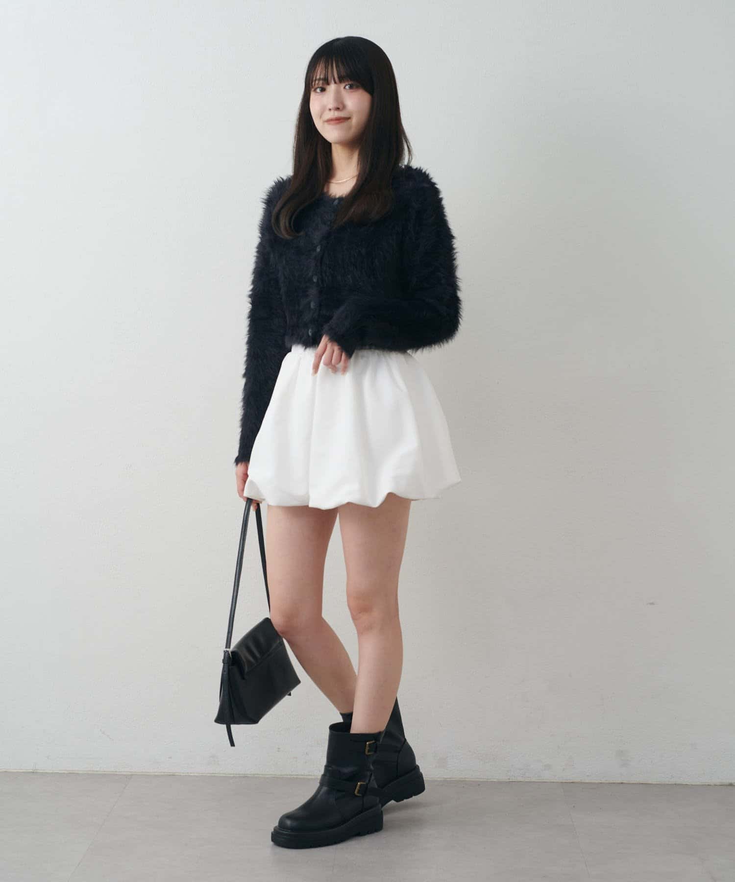 mline(エムライン) [mline]刺繍フェザーカーディガン