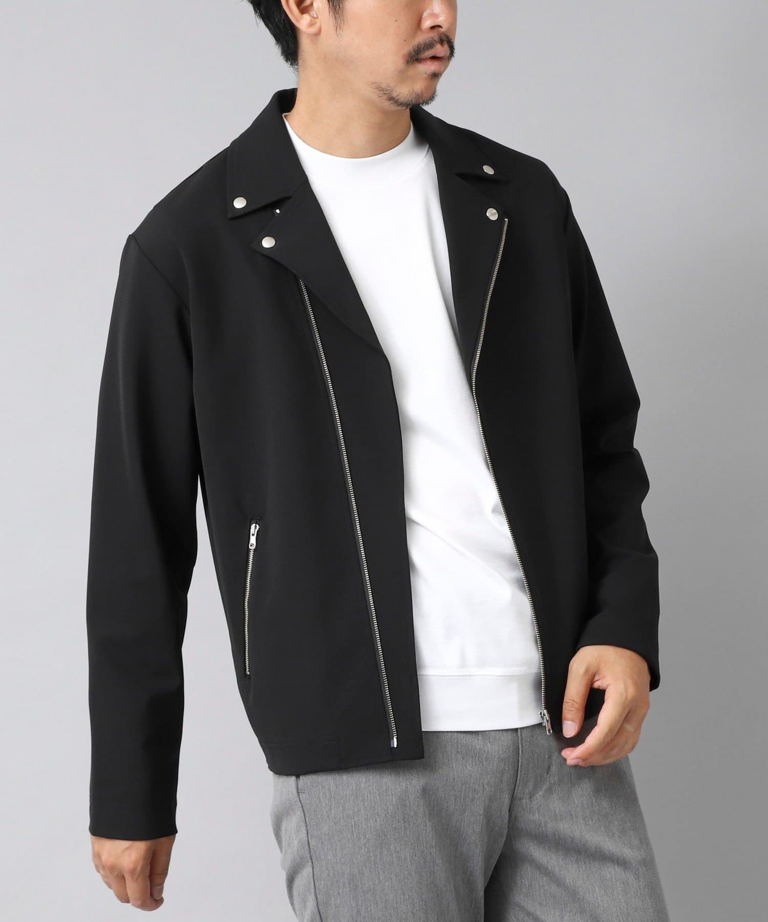 NOLLEY'S(ノーリーズ) 【ACTIVE SECT】《限定展開》ハイストレッチダブルライダース 25AW