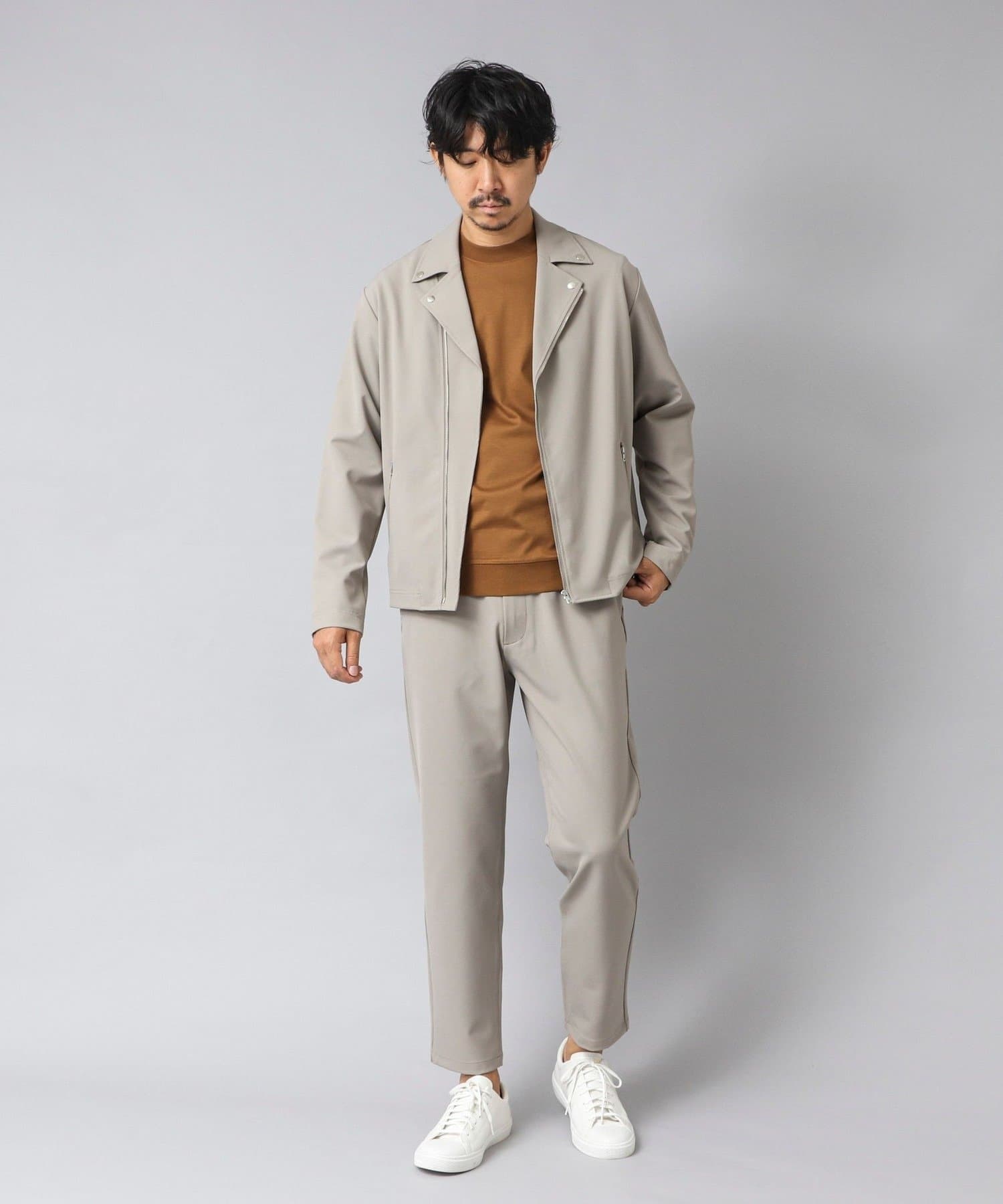 NOLLEY'S(ノーリーズ) 【ACTIVE SECT】《限定展開》ハイストレッチダブルライダース 25AW