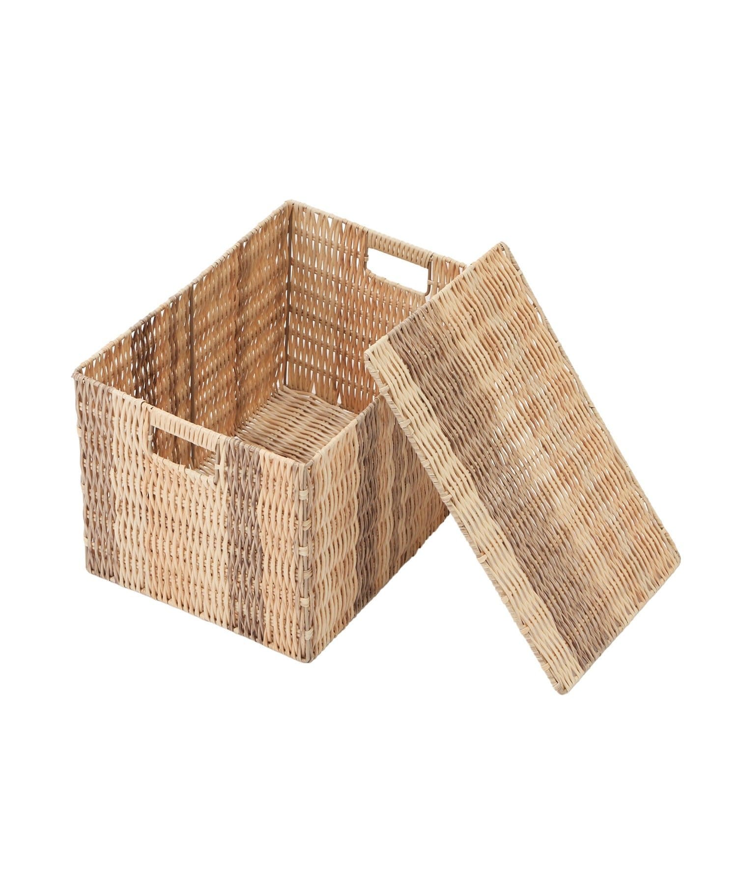 salut!(サリュ) 《WEB限定再入荷》PPフタ付き収納バスケット