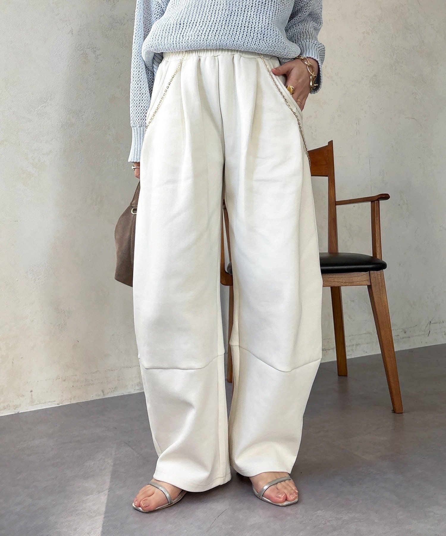 DOUDOU(ドゥドゥ) 【新色追加/WEB限定】ポンチワイドカービーパンツ