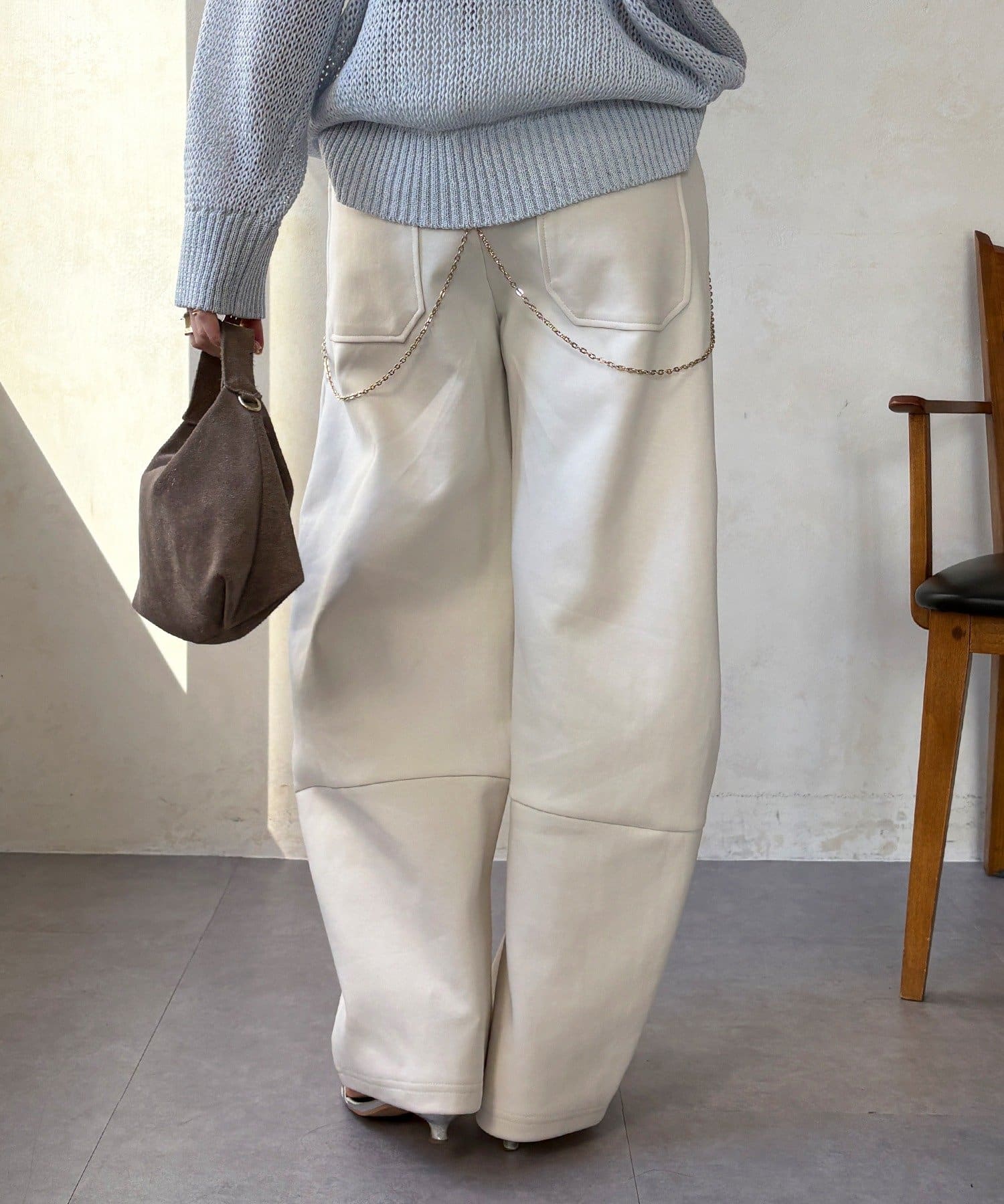 DOUDOU(ドゥドゥ) 【新色追加/WEB限定】ポンチワイドカービーパンツ