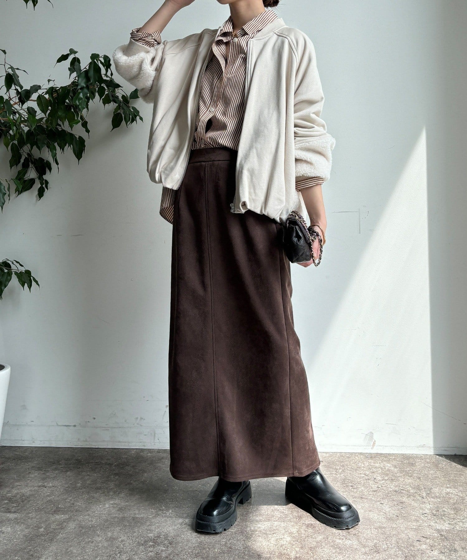 WEB限定】裏毛×ボア切替ブルゾン | DOUDOU(ドゥドゥ)レディース | PAL