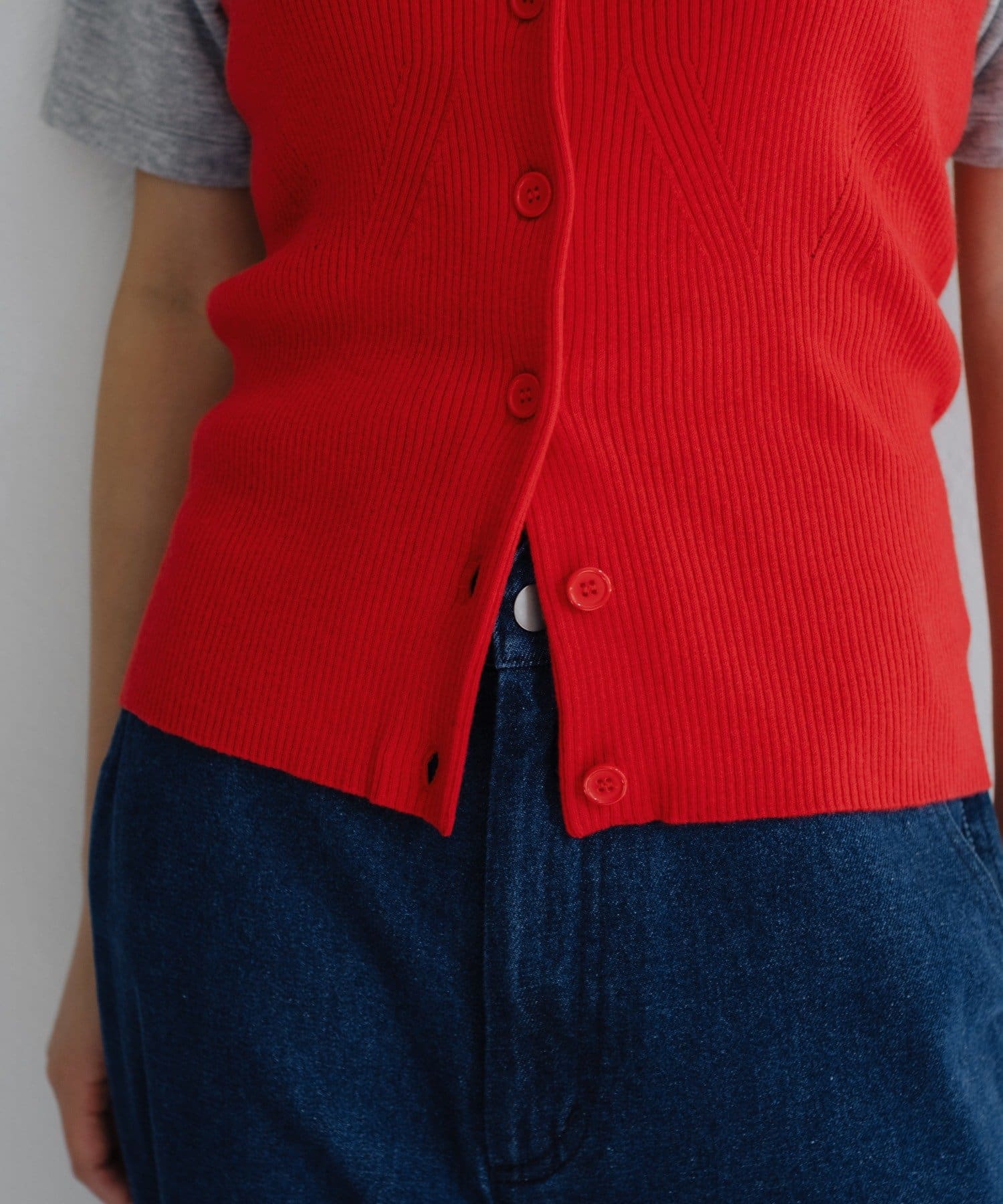 Pasterip(パセリ) 【Layering set】Cardigan with bustier