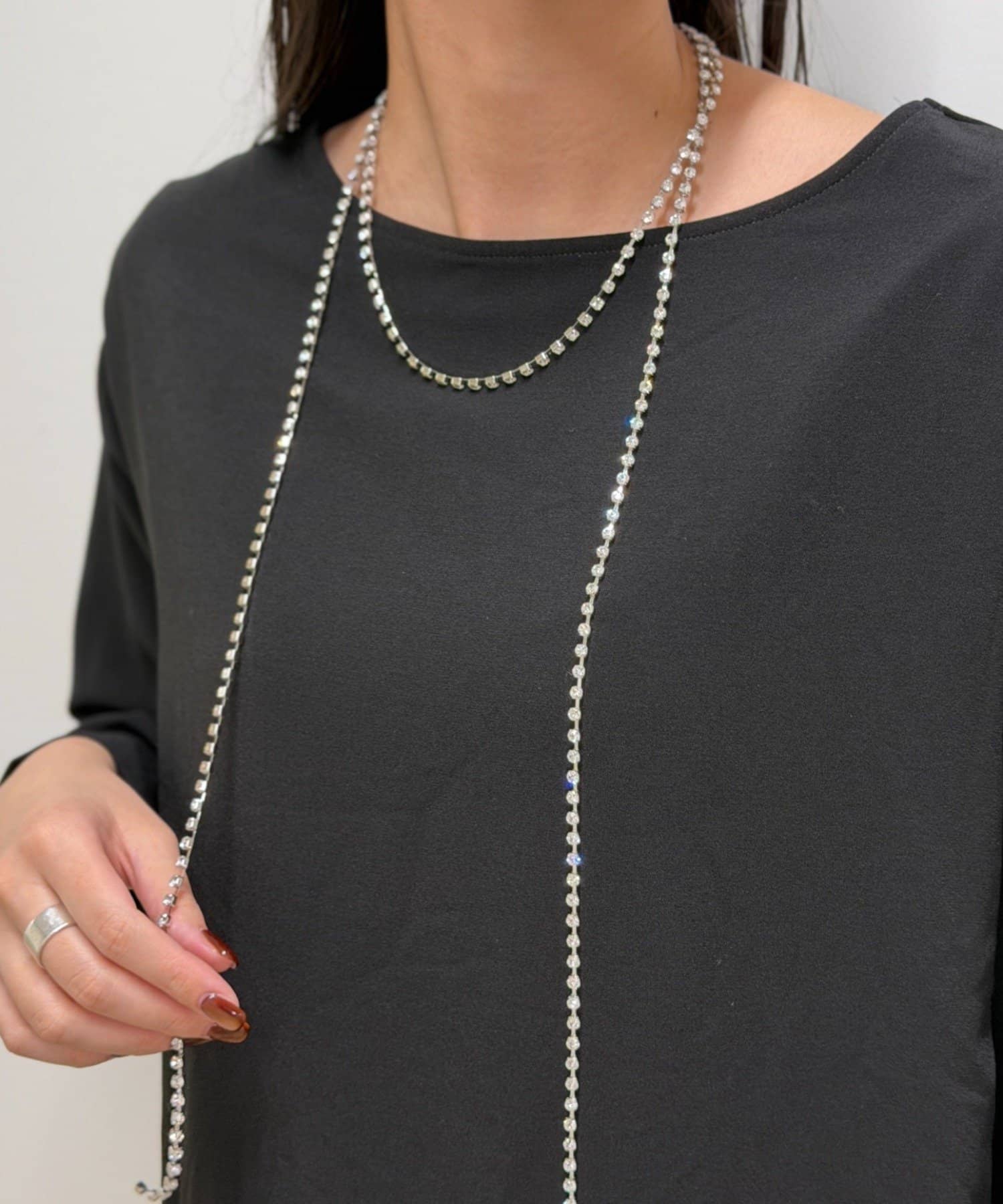 LOUNGEDRESS(ラウンジドレス) 【GALENA/ガレナ】ビジューロングネックレス