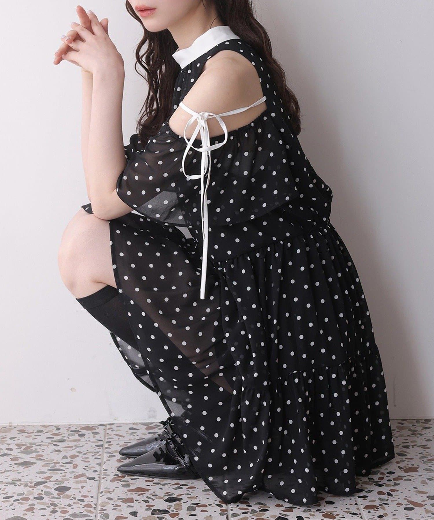 NICE CLAUP / OLIVE des OLIVE OUTLET(ナイスクラップ  / オリーブ デ オリーブ アウトレット) 【one after another】アメスリチュニック