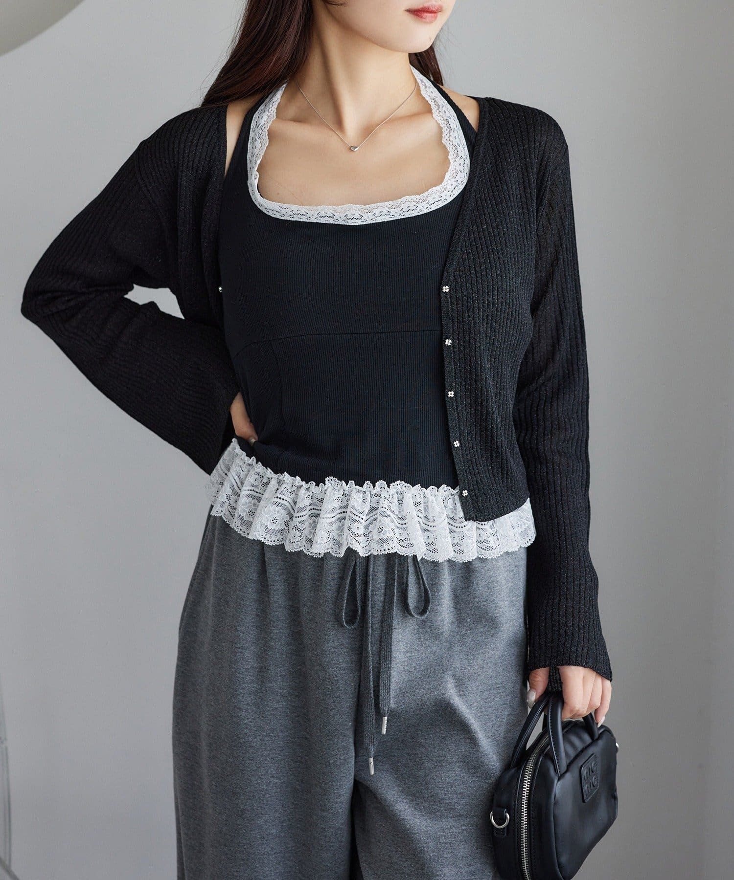 NICE CLAUP / OLIVE des OLIVE OUTLET(ナイスクラップ  / オリーブ デ オリーブ アウトレット) 【one after another】裾レースインナー