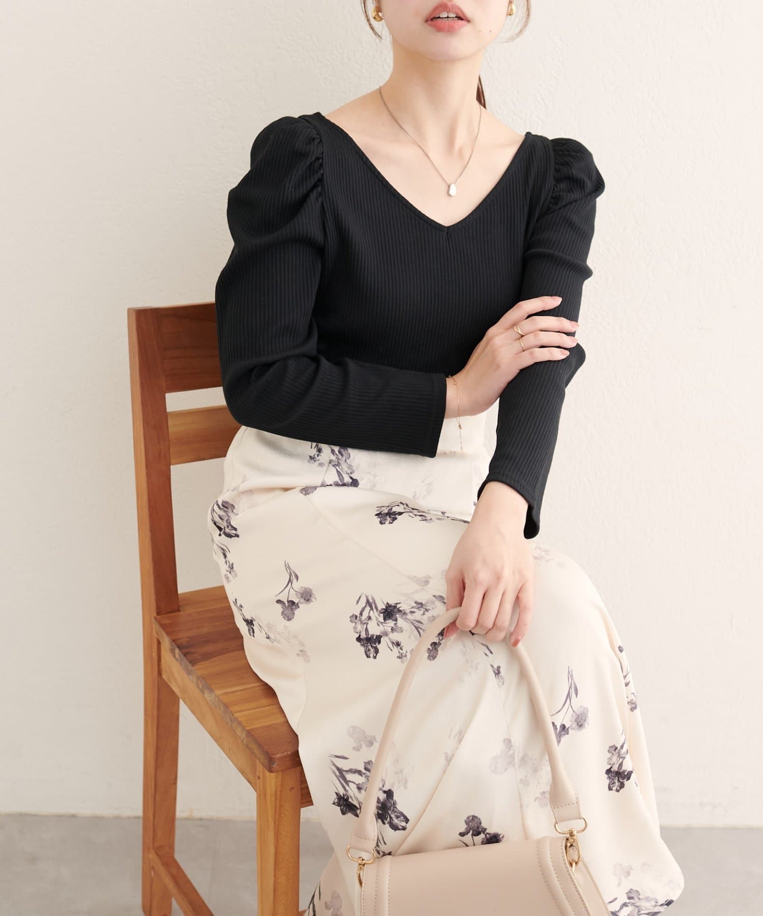 natural couture(ナチュラルクチュール) 【WEB限定】テレコ２WAYプリンセスＴ