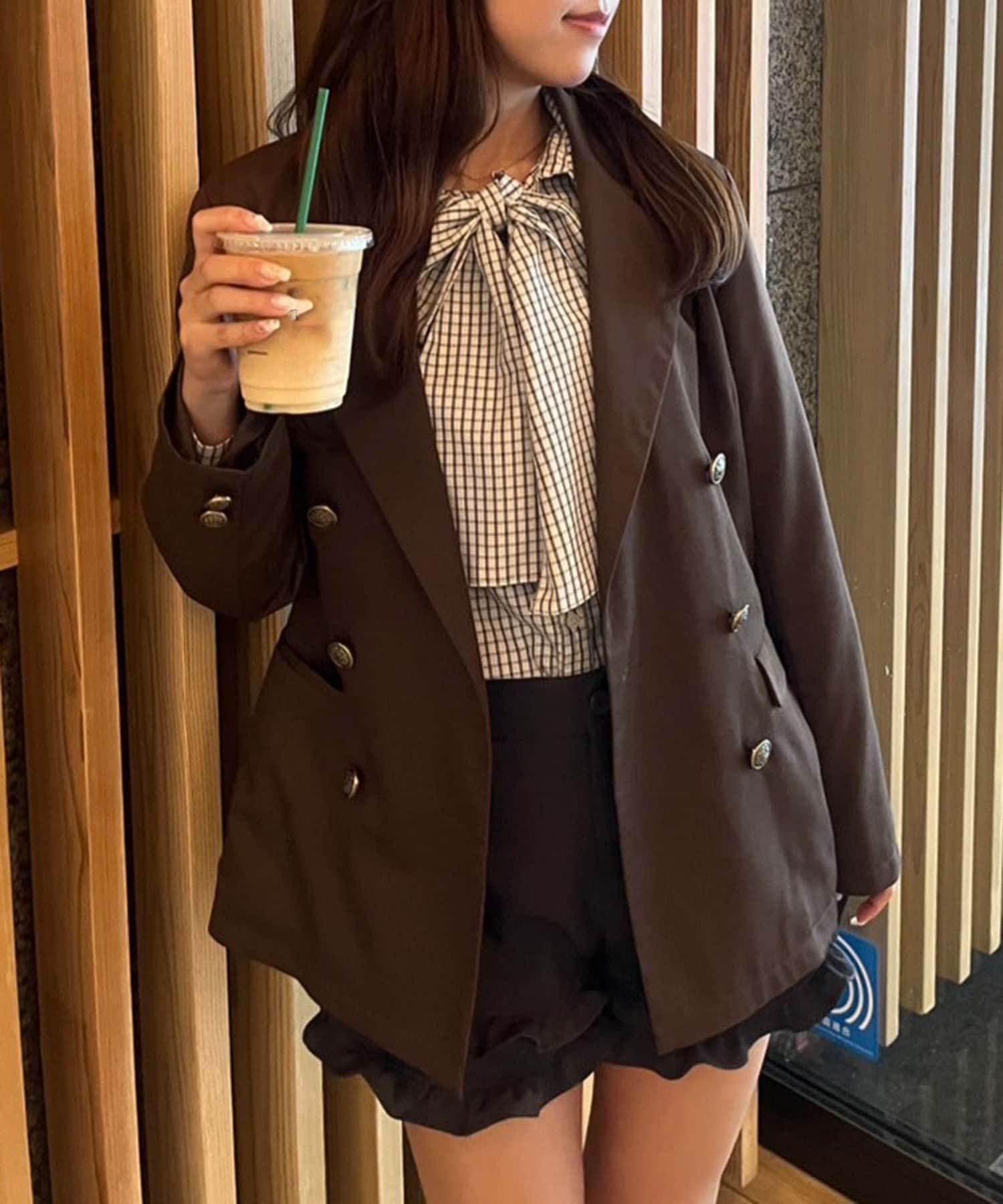 NICE CLAUP / OLIVE des OLIVE OUTLET(ナイスクラップ  / オリーブ デ オリーブ アウトレット) 一気に旬顔♡【RMAF】2WAYボウタイブラウス
