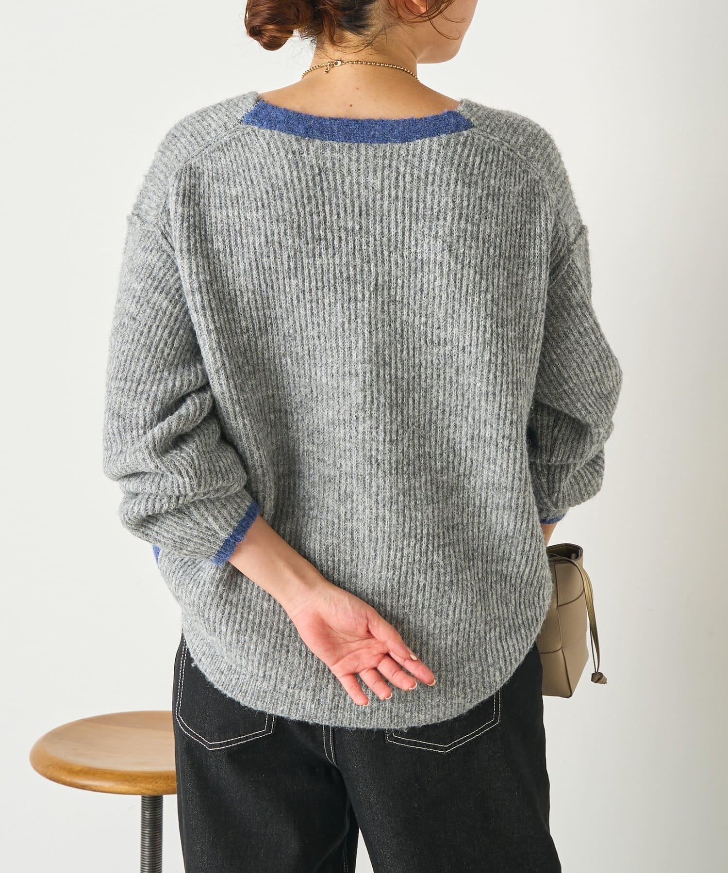 Jena　espace merveilleux(ジェナ　エスパスメルヴェイユ) 配色アゼVニット