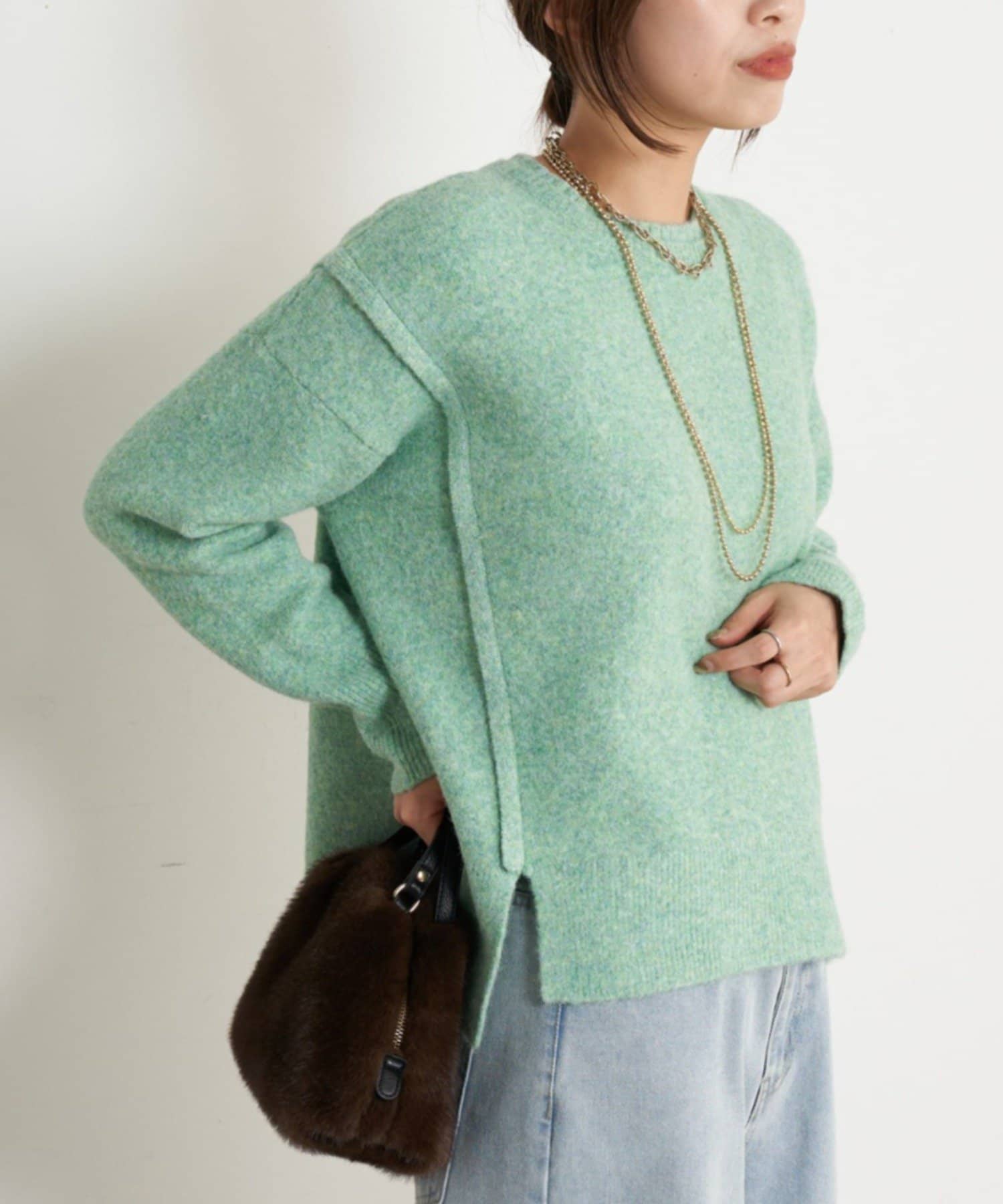 Jena　espace merveilleux(ジェナ　エスパスメルヴェイユ) ビッグ変形ニット