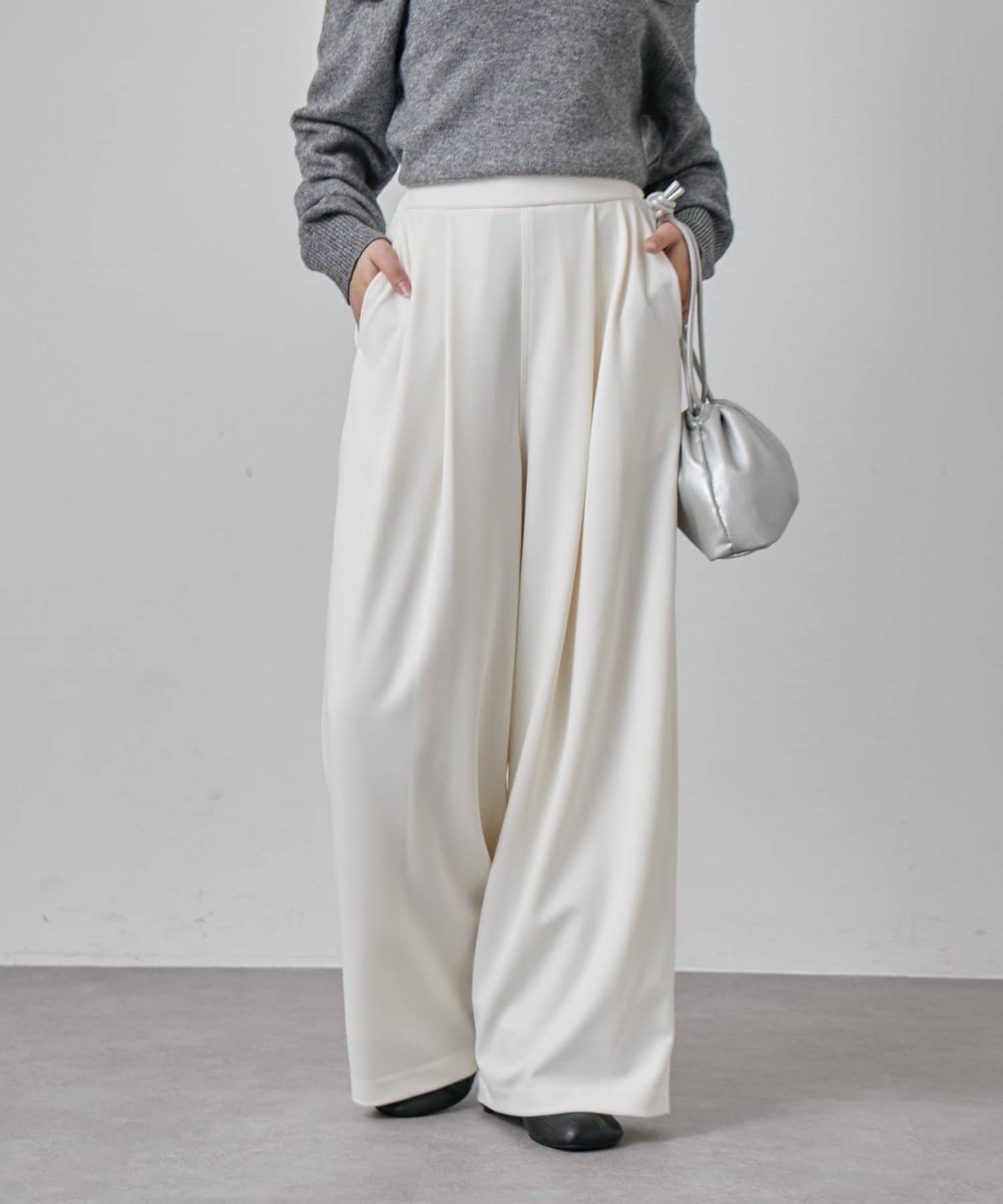 Lui's(ルイス) ポンチ2タックワイドパンツ