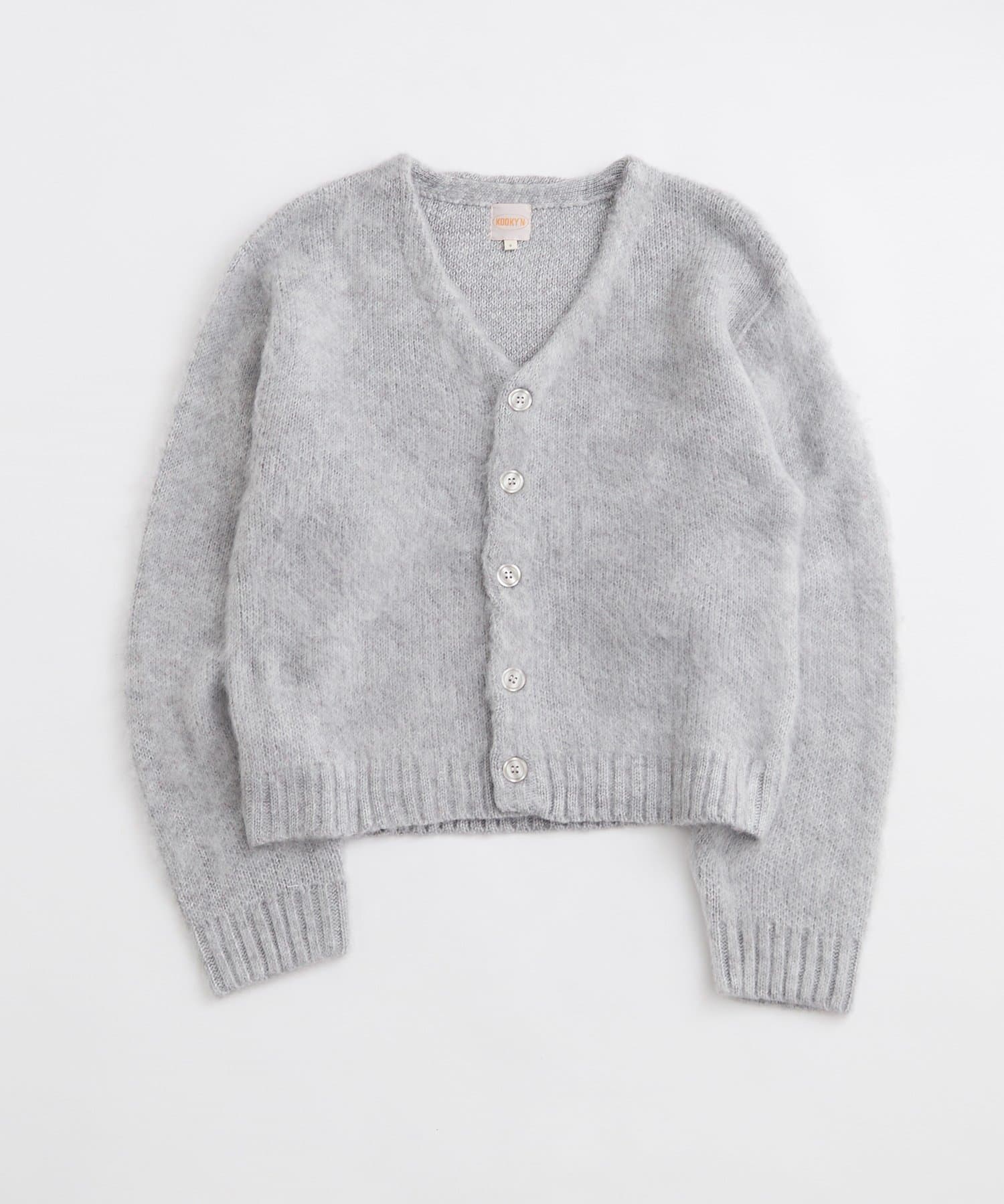 WHO’S WHO gallery(フーズフーギャラリー) KOOKYNモヘアライクカーディガン(無地/カモ柄)