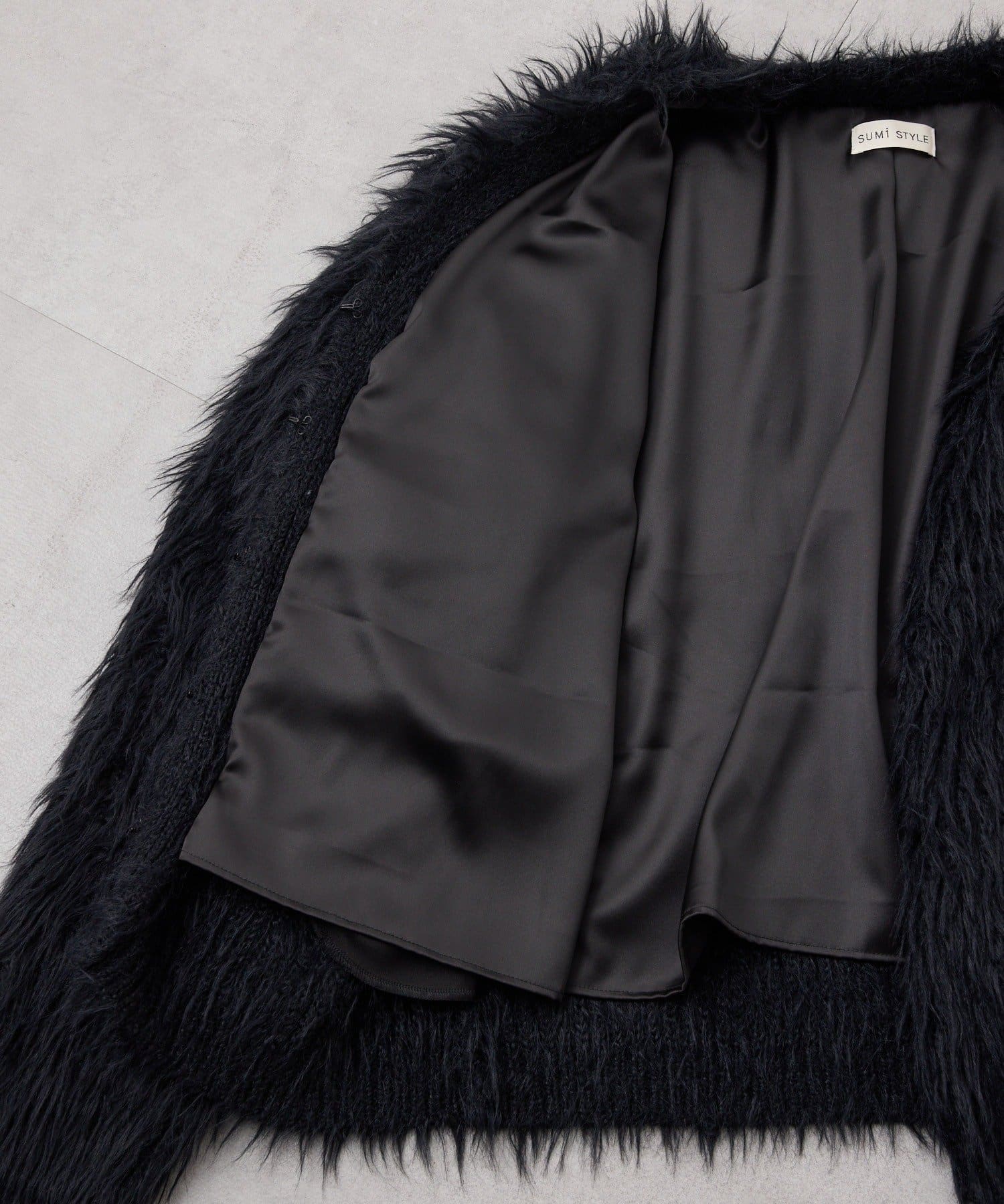 ear PAPILLONNER(イア パピヨネ) シャギーファーカーディガン【SUM1 STYLE(スミスタイル)】