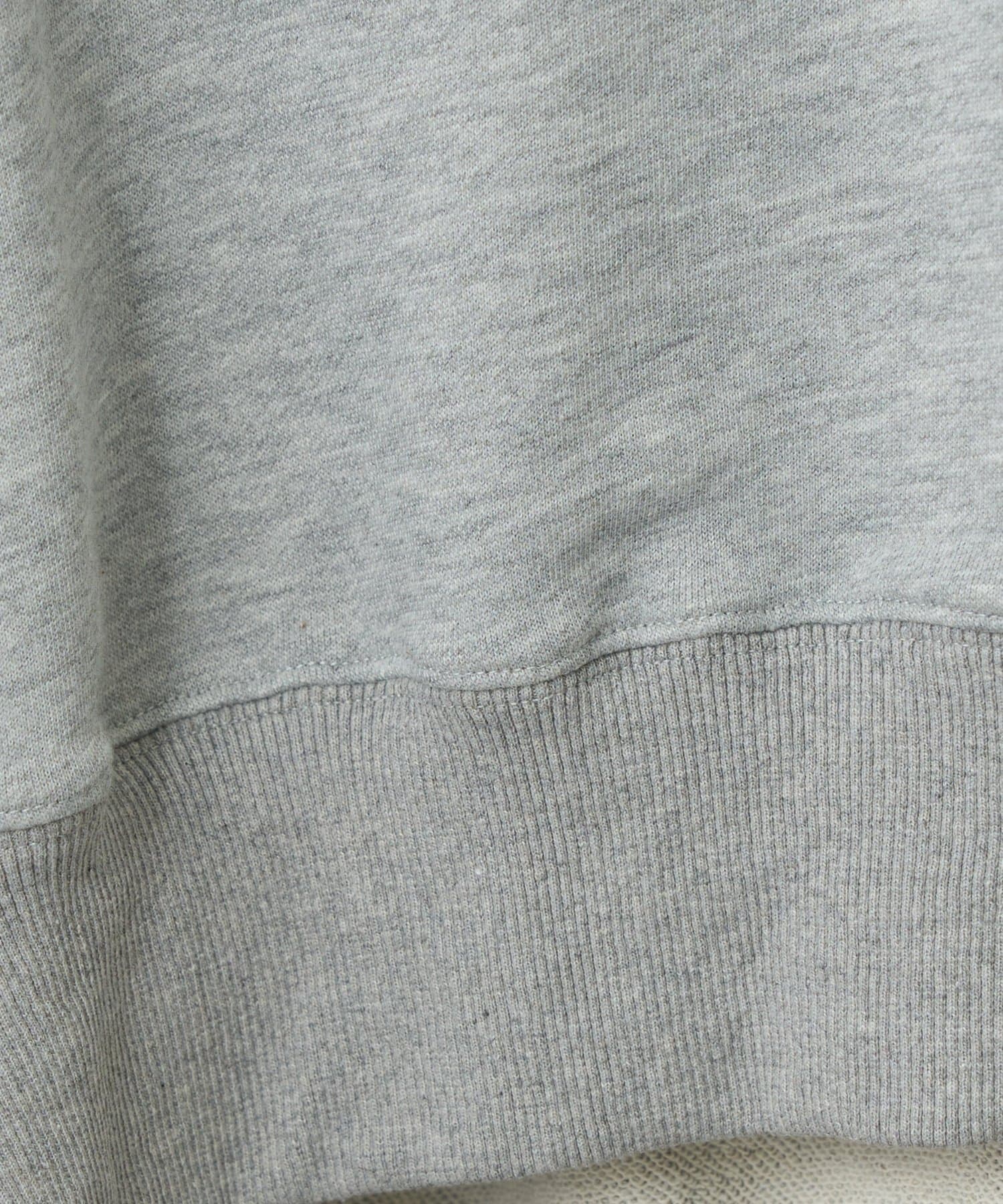 un dix cors(アンディコール) 《大人カジュアルなムードに》ラグランロゴ裏毛ワイドプルオーバー