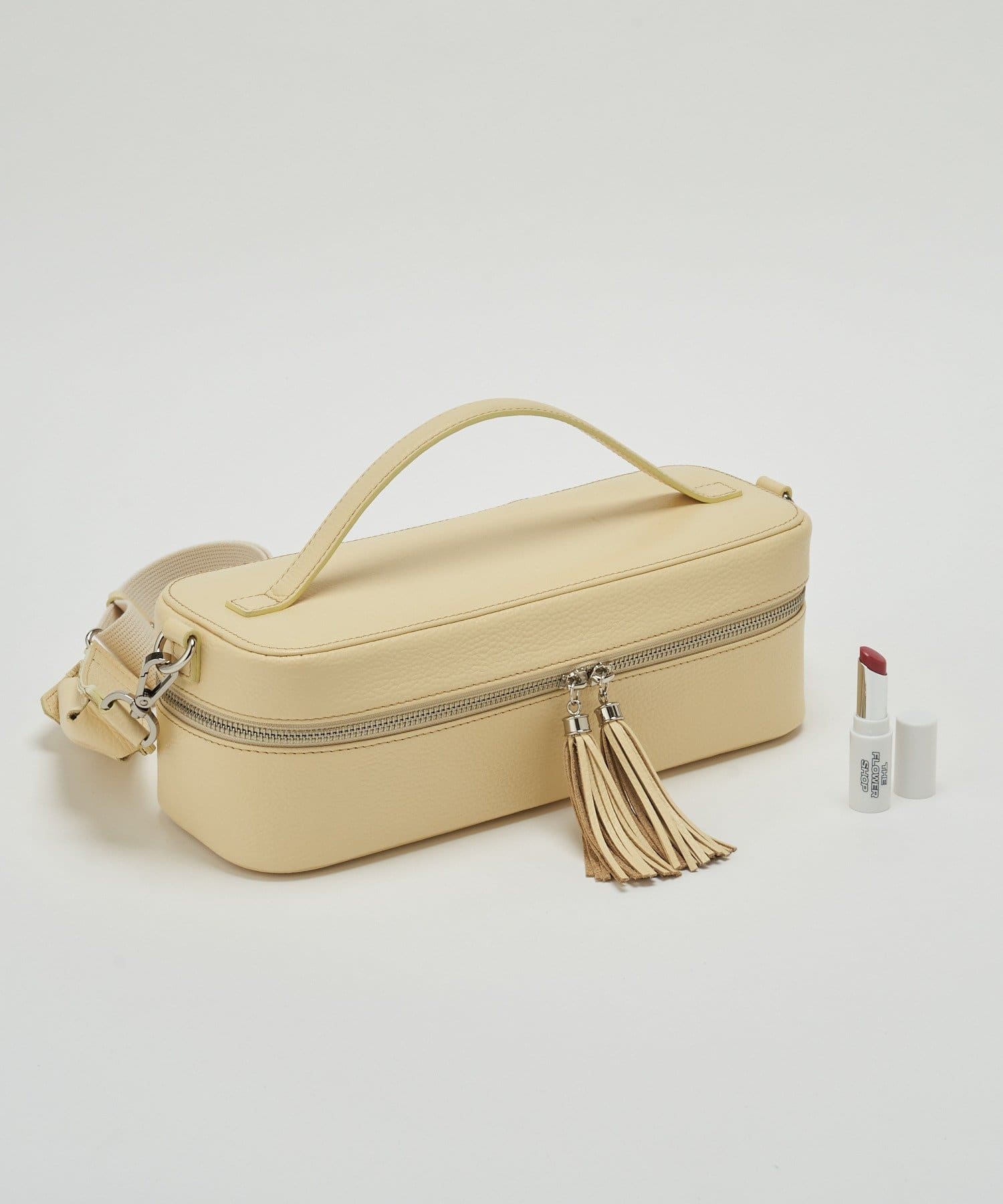 russet(ラシット) レザー2WAYバニティバッグ リップセット