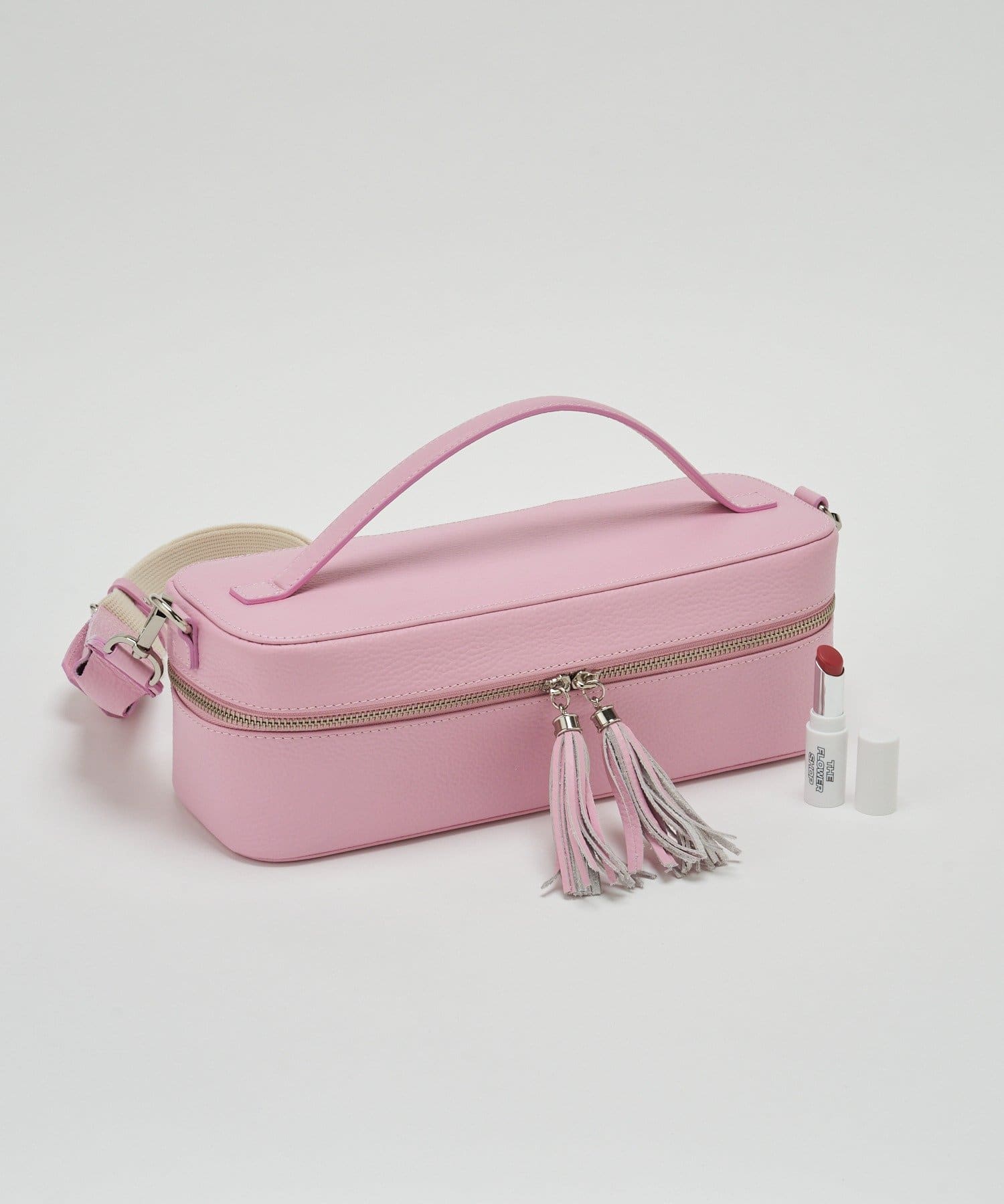 russet(ラシット) レザー2WAYバニティバッグ リップセット