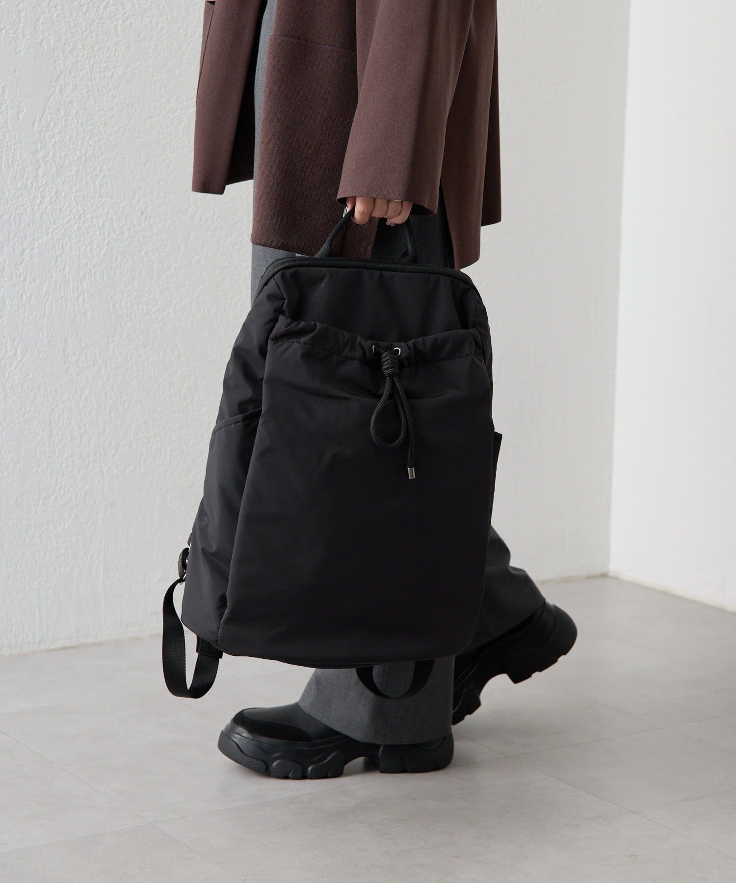 ear PAPILLONNER(イア パピヨネ) 《撥水/A4サイズ対応》ドロストリュック