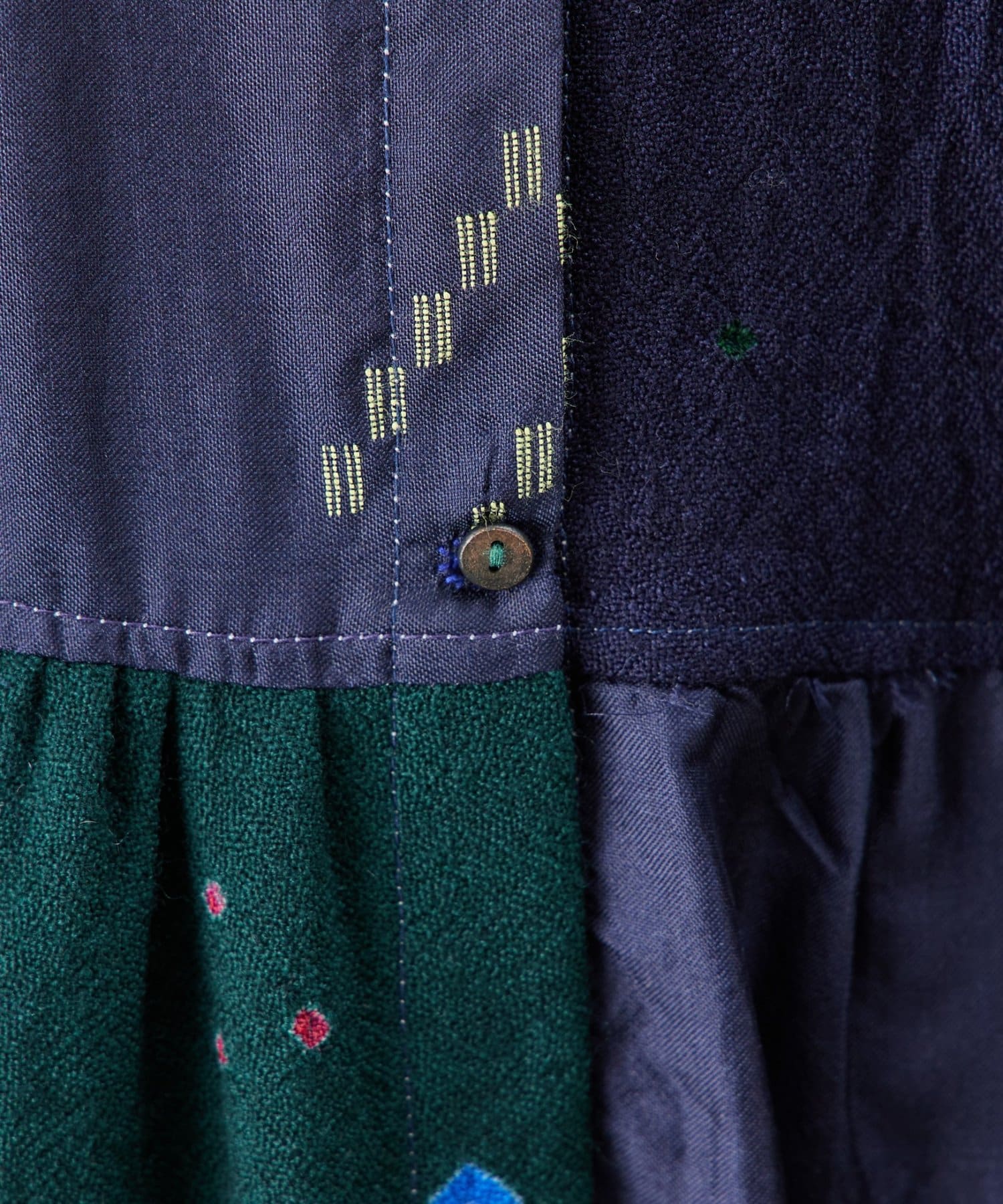 BEARDSLEY(ビアズリー) 《INJIRI》シルク＆ウールシャツワンピース