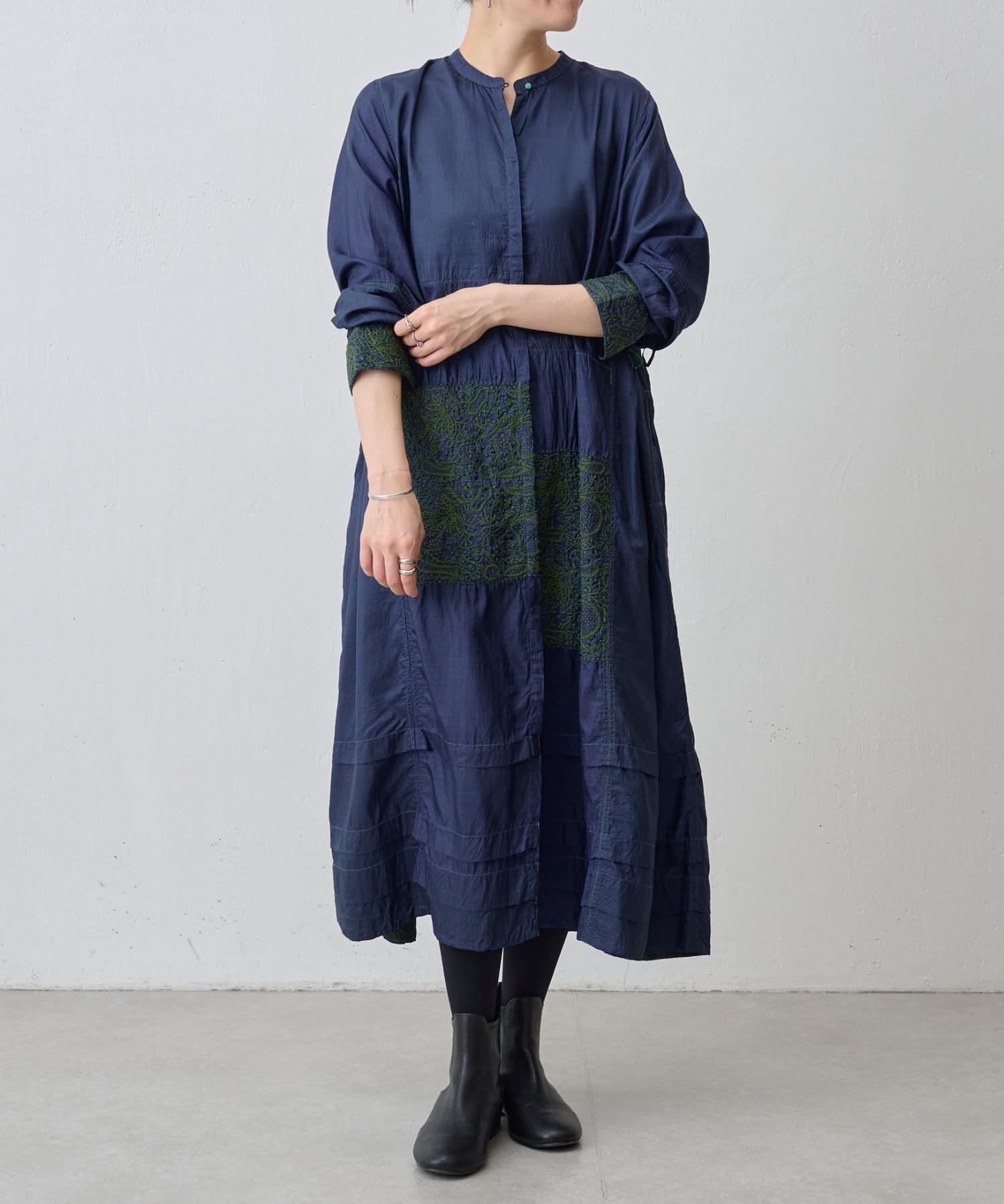 BEARDSLEY(ビアズリー) 《INJIRI》シルクワンピース