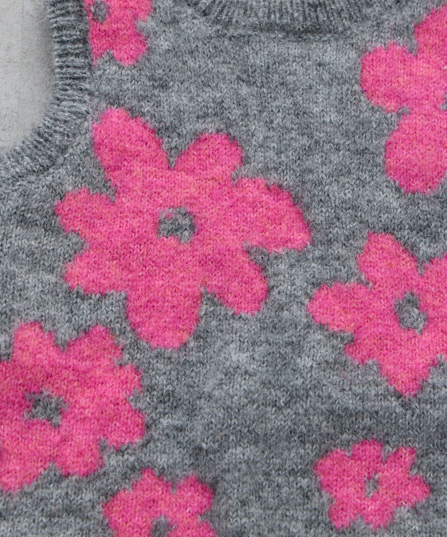 CIAOPANIC TYPY(チャオパニックティピー) 【BABY】総柄フラワーニットロンパース