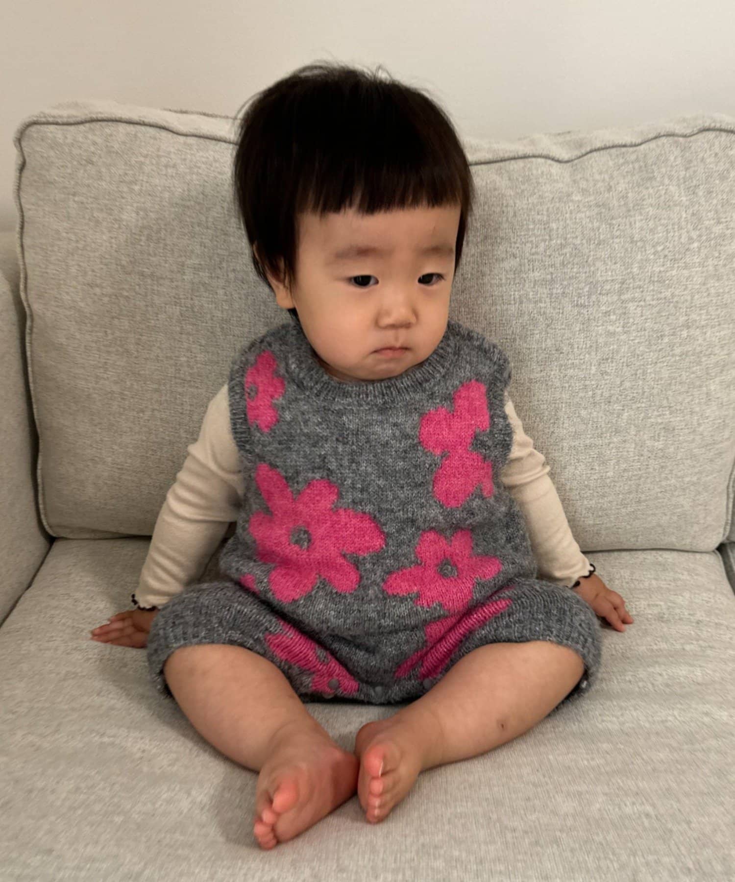 BABY】総柄フラワーニットロンパース | CIAOPANIC TYPY(チャオパニック