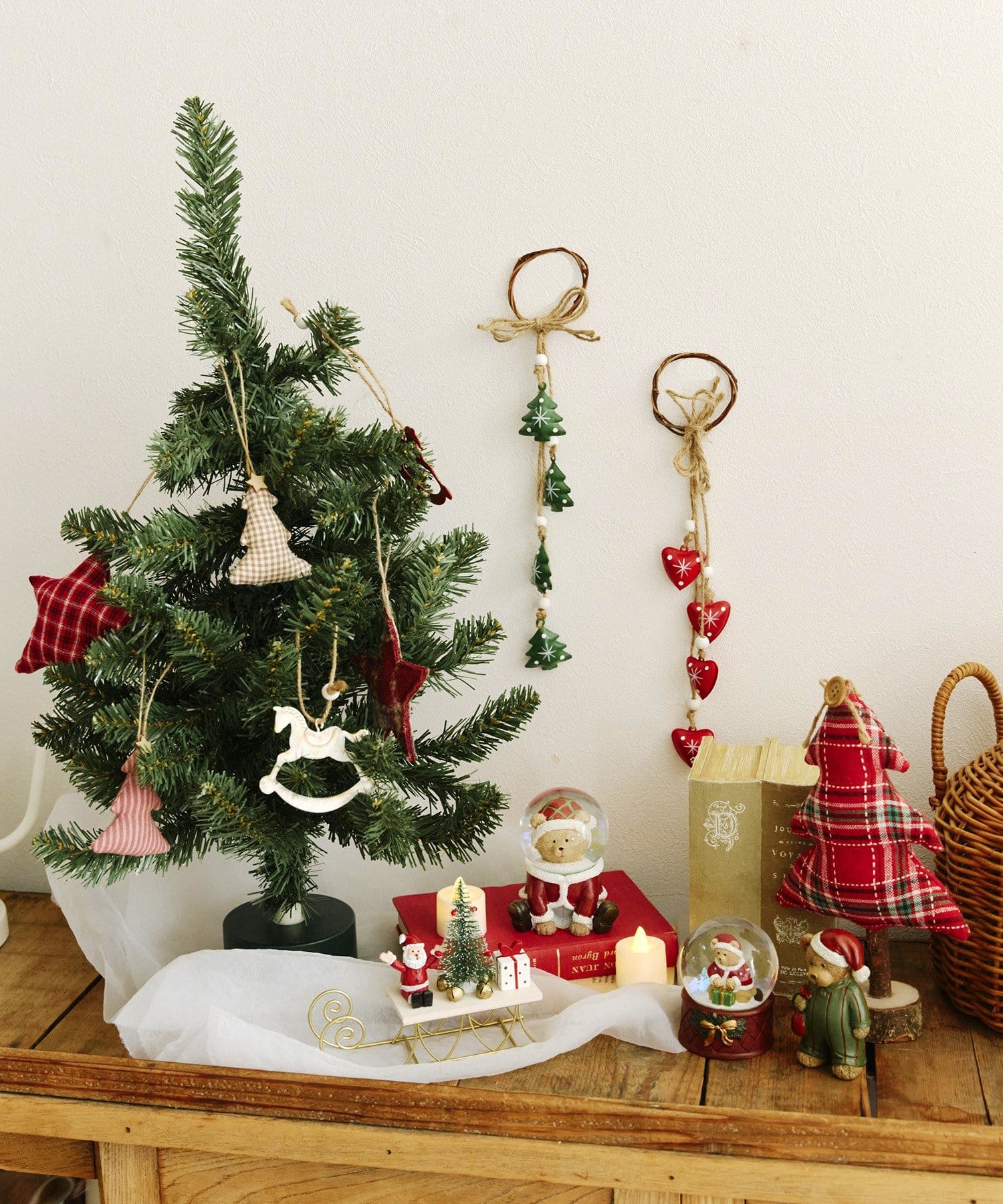 ●5001ジョージジェンセン/2009クリスマス オーナメント ロッキングホース フェルトロッキングホースオーナメント／ナチュラルクリスマス