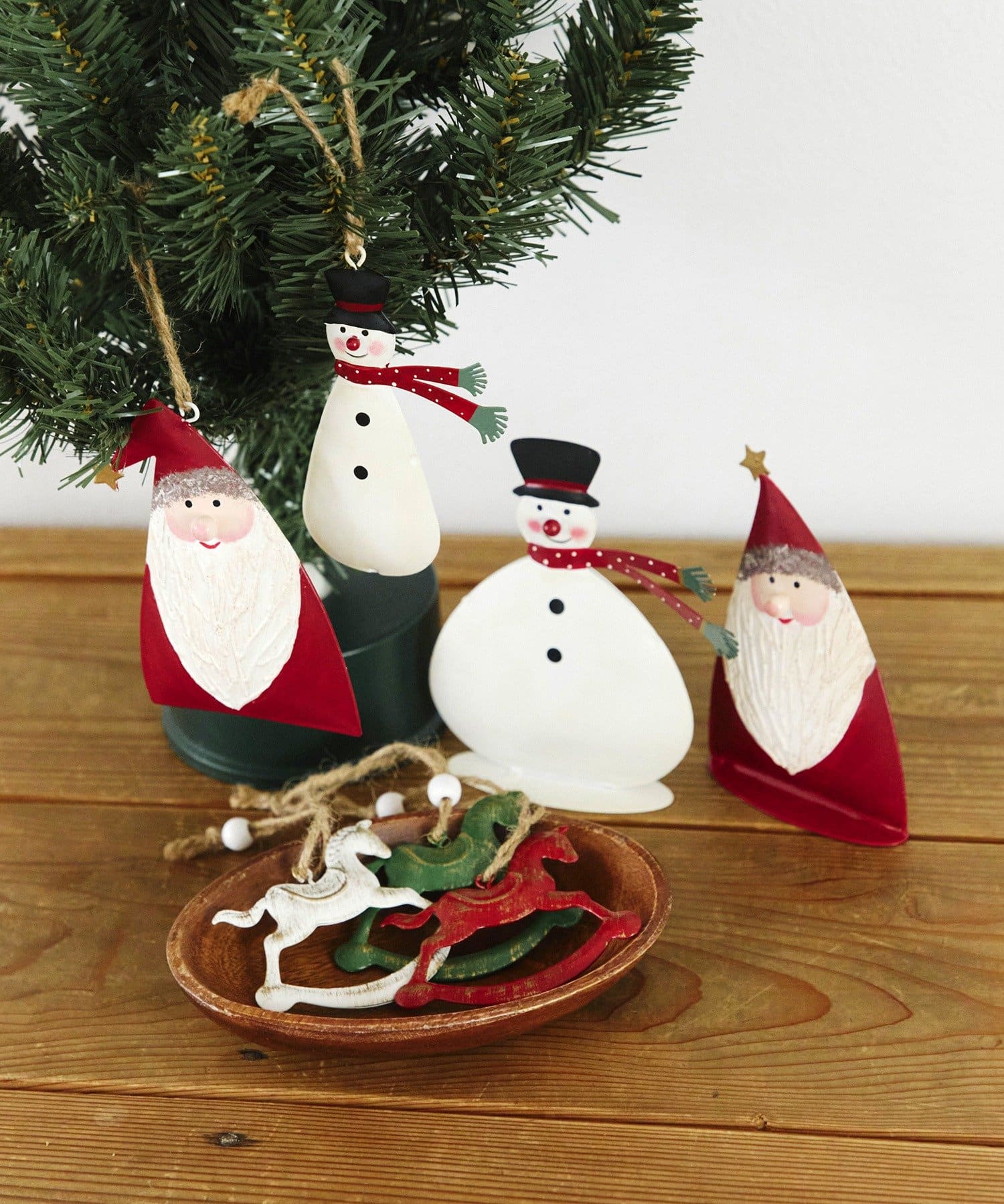 ブリキロッキングホースオーナメント／クリスマス | salut