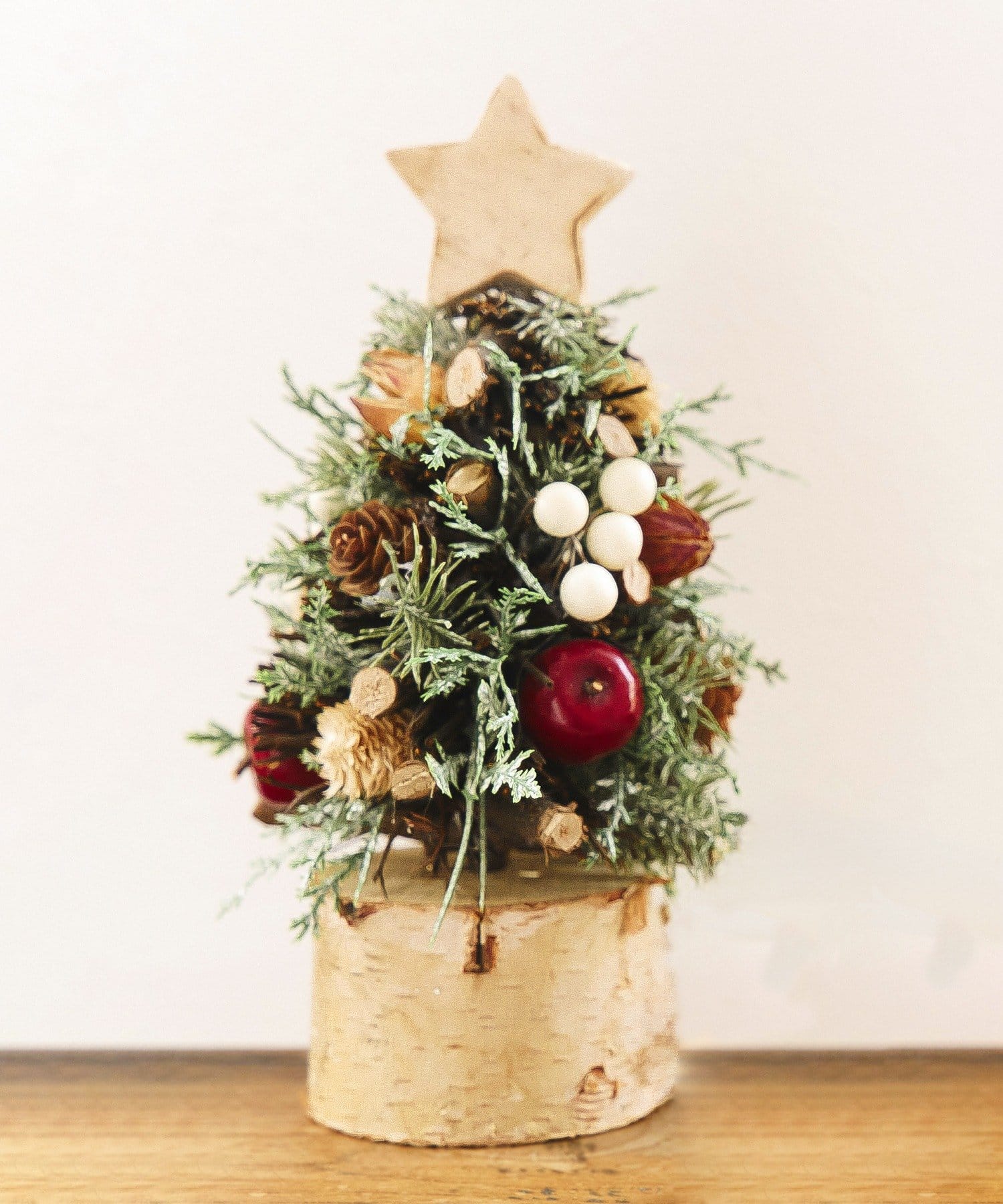 salut!(サリュ) リンゴの実のミニツリー／クリスマス