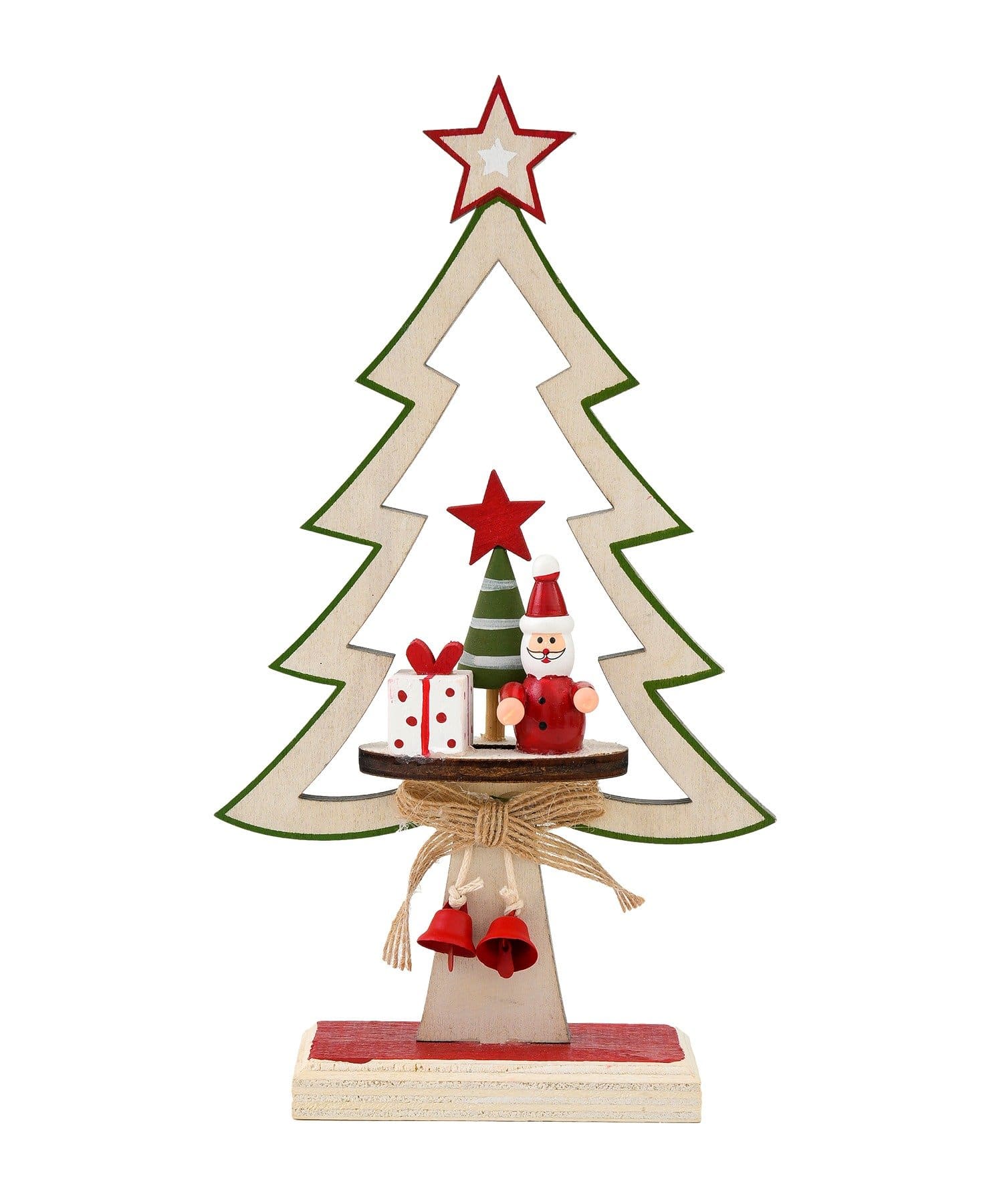 salut!(サリュ) ウッドツリーサンタオブジェ／クリスマス
