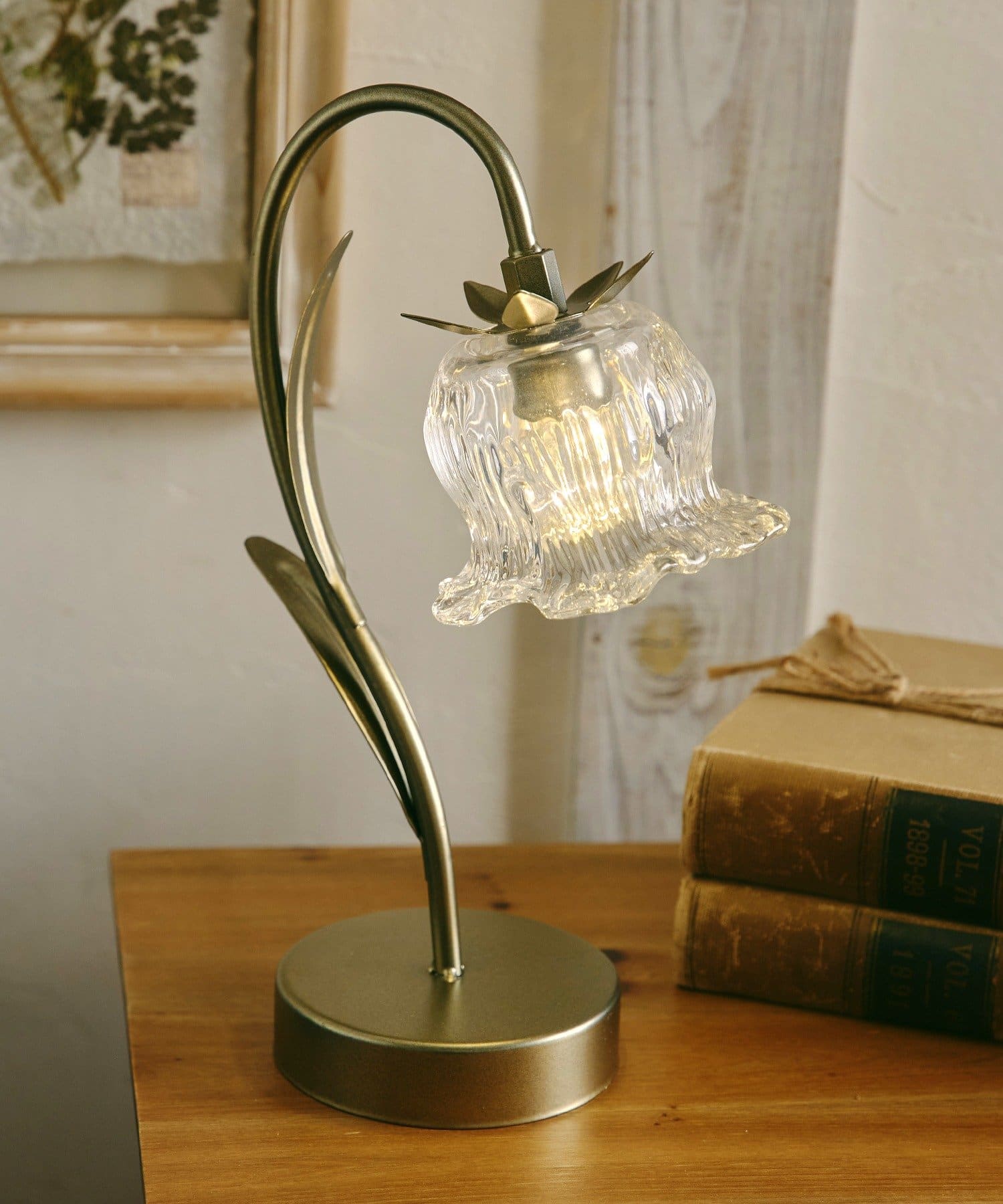 salut!(サリュ) アンティークリングフラワーLEDライト／vieille beauté