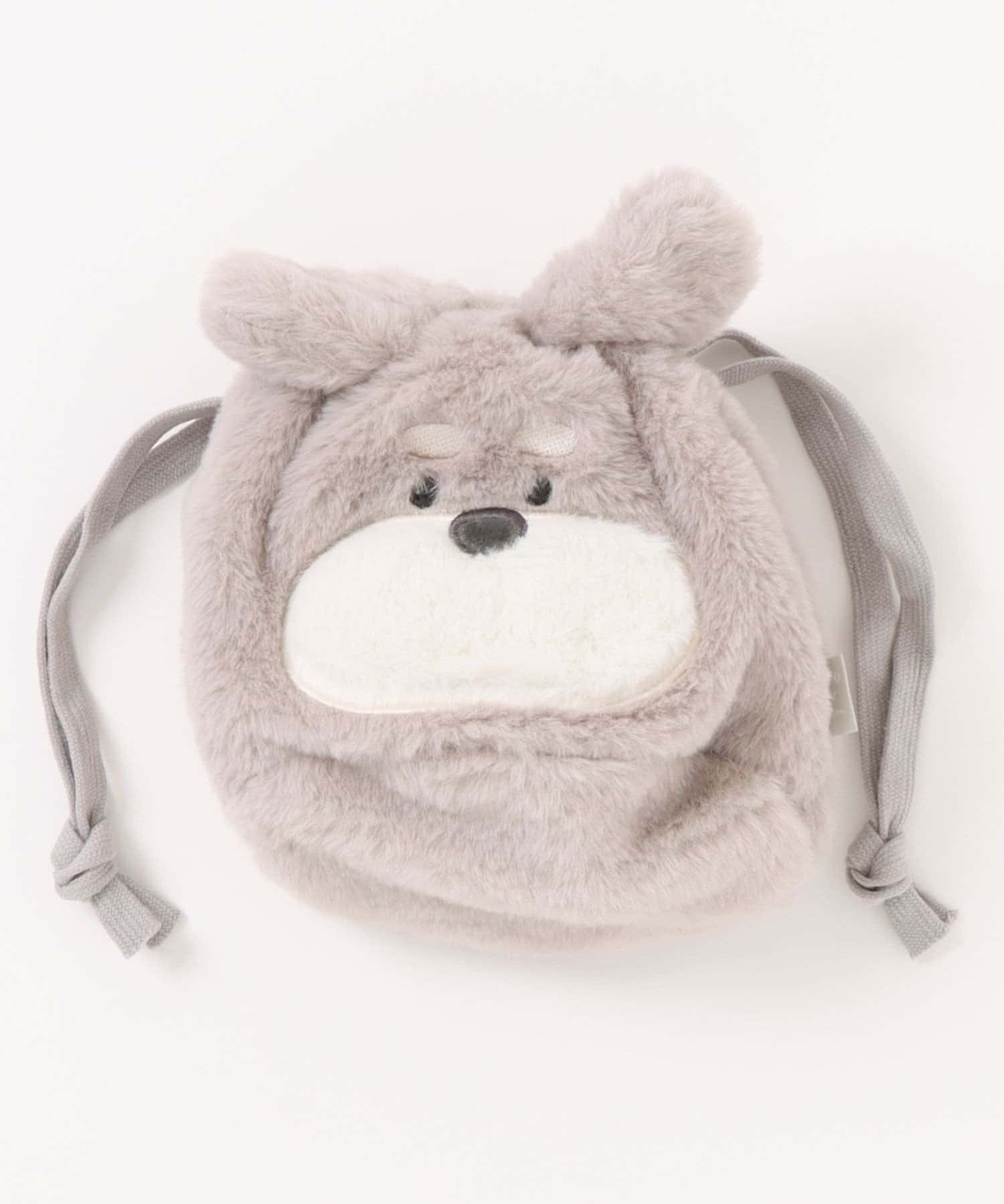 NICE CLAUP / OLIVE des OLIVE OUTLET(ナイスクラップ  / オリーブ デ オリーブ アウトレット) OUTLET限定【RMAF】スフレベア巾着ポーチ