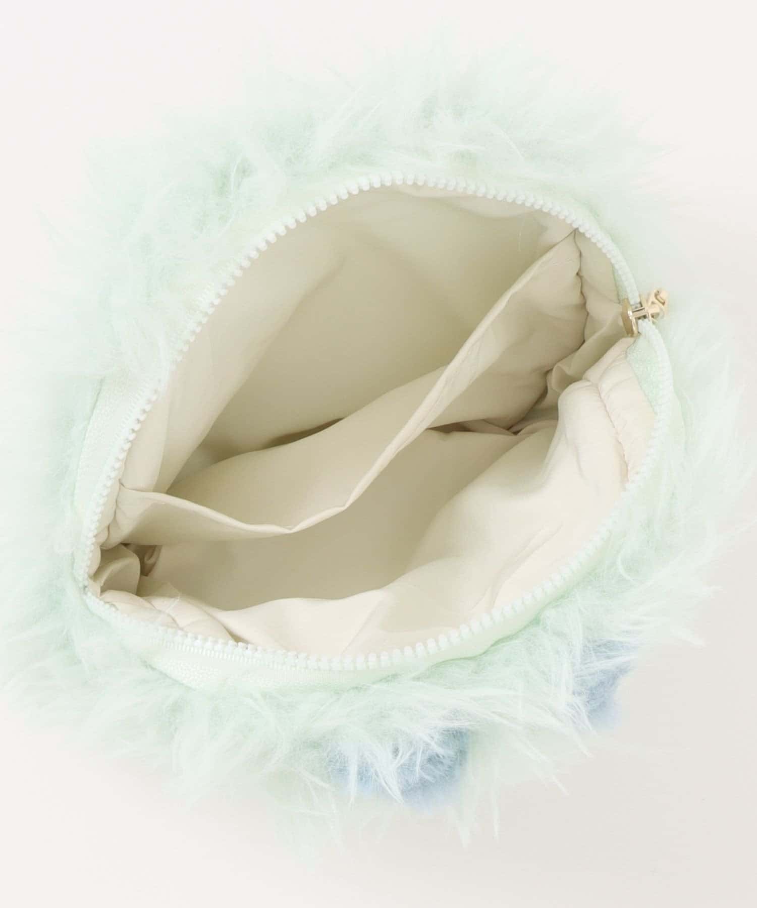 NICE CLAUP / OLIVE des OLIVE OUTLET(ナイスクラップ  / オリーブ デ オリーブ アウトレット) OUTLET限定【RMAF】スフレベアダイカットポーチ